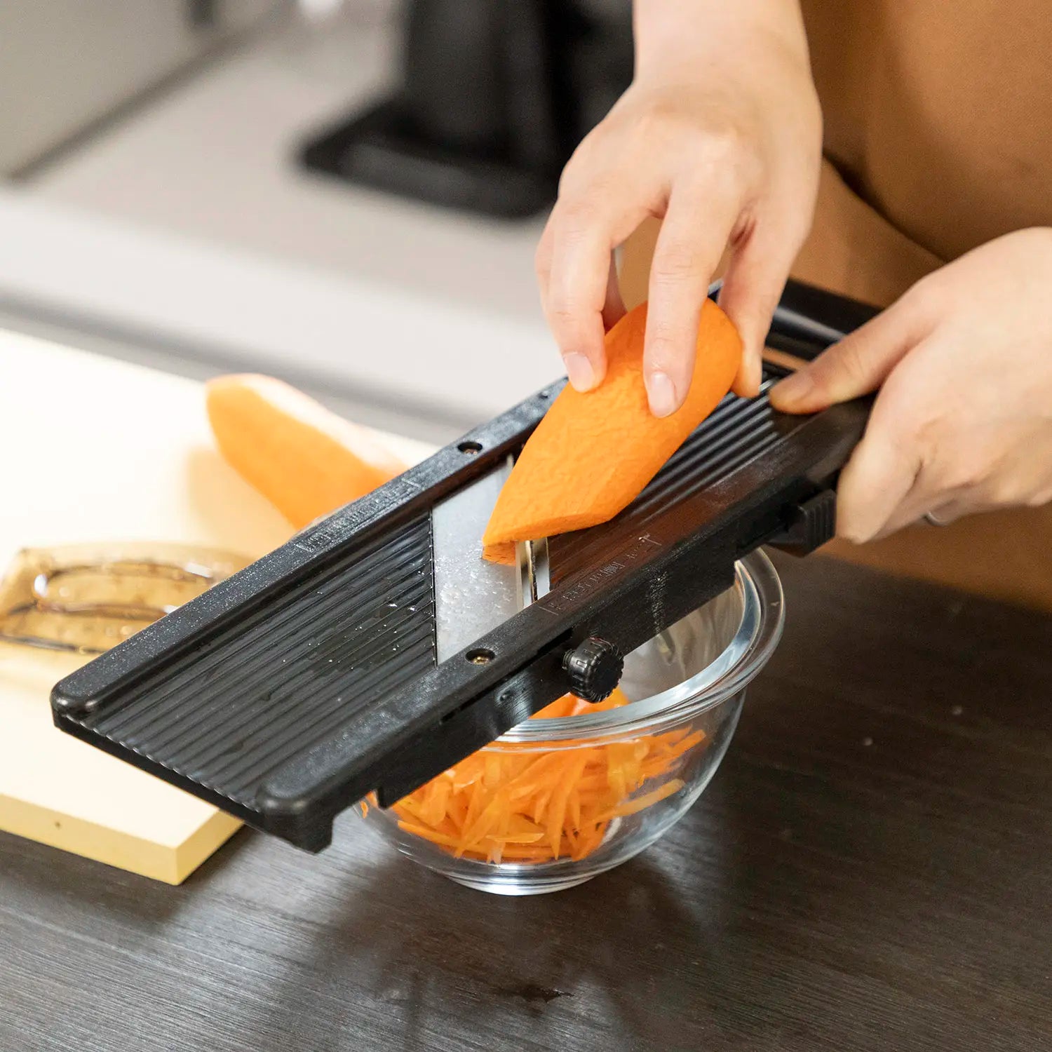 Premium EBM ABS Resin Samurai Mandoline Slicer - 5-in-1 Vegetable & Fruit Cutter with Stainless Steel Blades - Perfect for Kitchen, Salad Prep & Garnishing