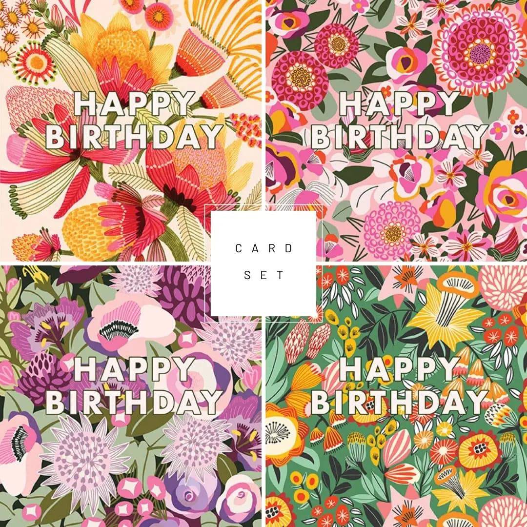Australian Birthday Cards - Elegant Happy Birthday Card Set for Friends & Family | Perfect for Birthdays, Anniversaries & Special Occasions