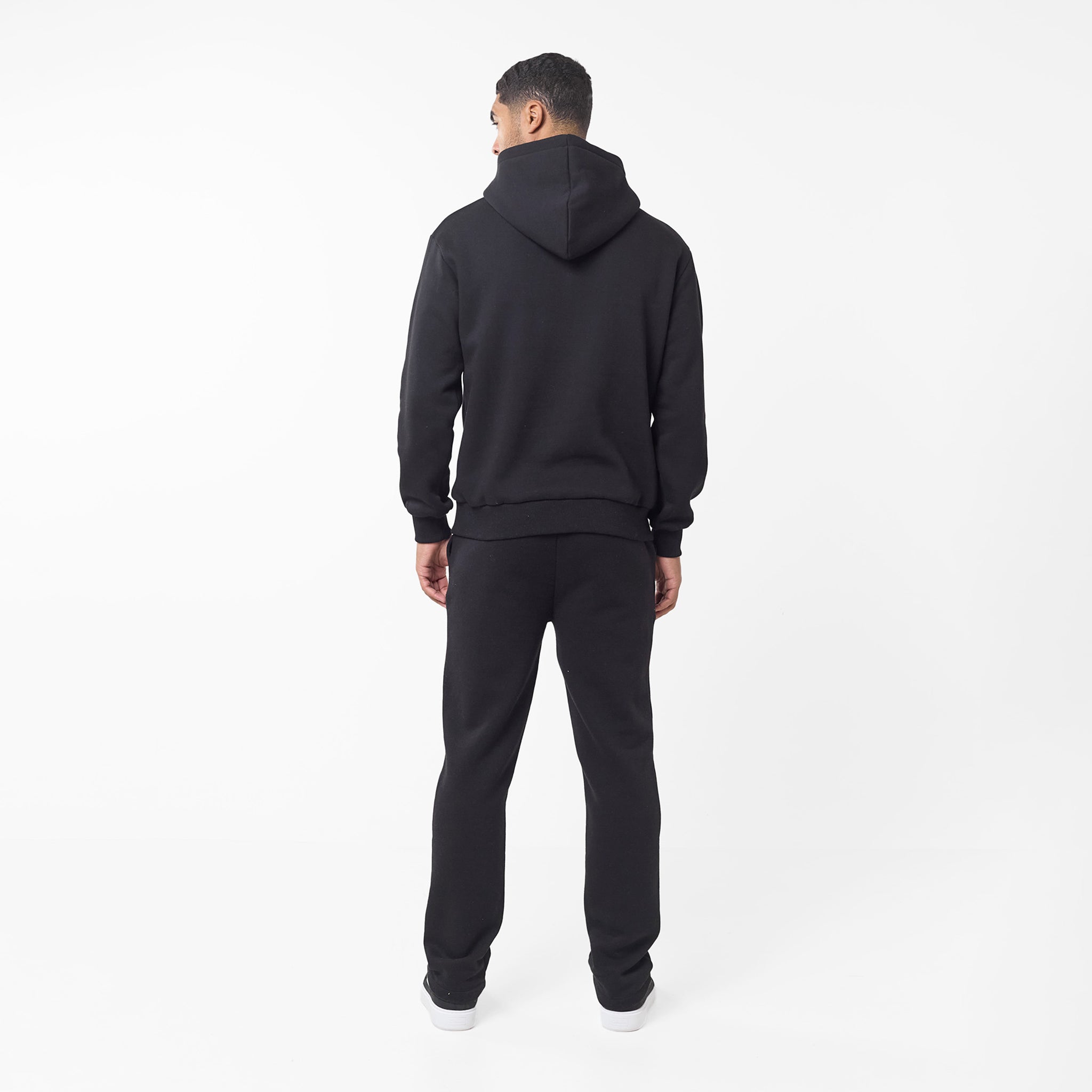 Embroidered Icon Tracksuit for Men & Women | Premium Black Jogging Suit | Gym Workout, Lounge Wear & Street Style Outfit