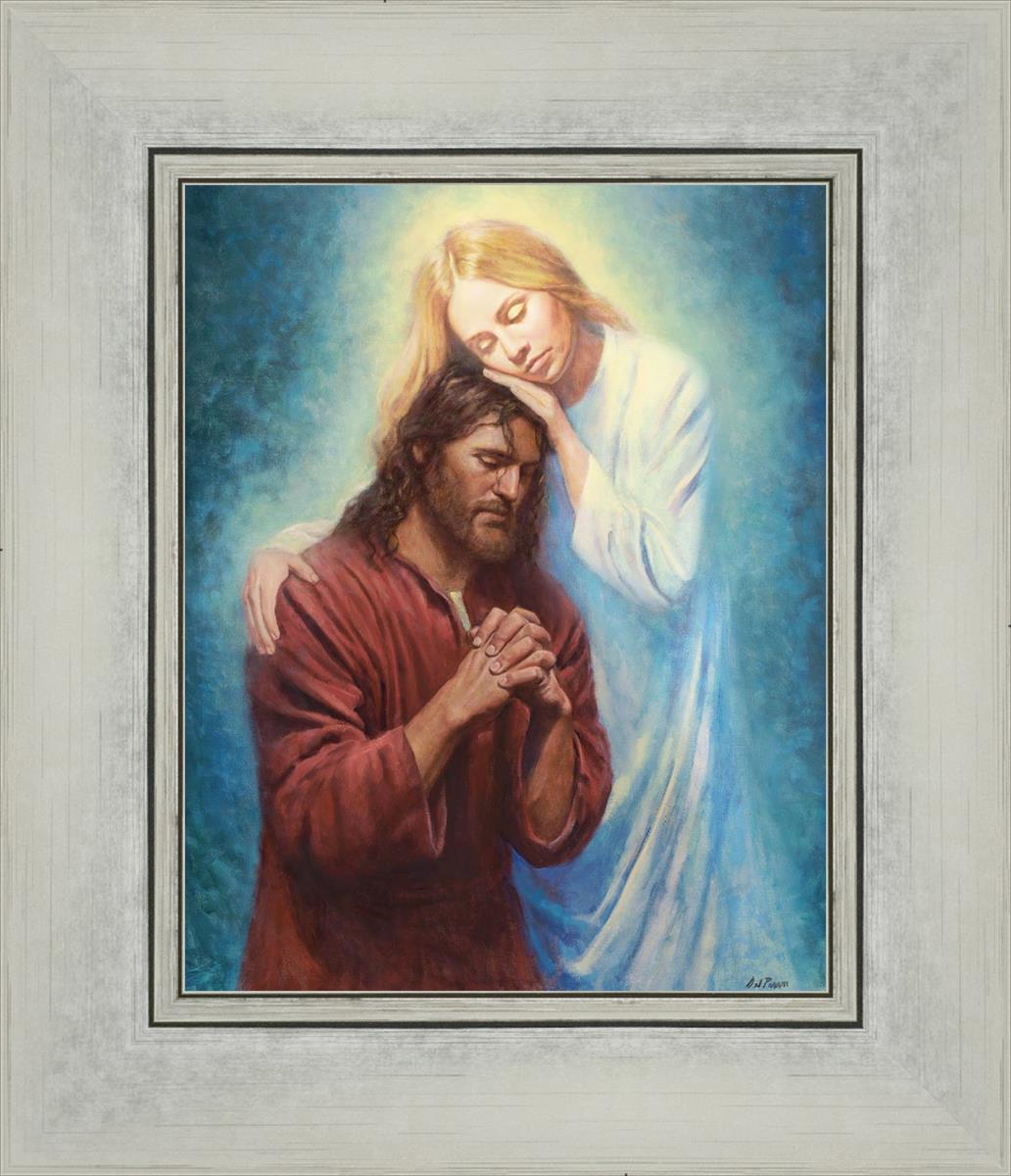 Angel Mother by Del Parson - Religious Wall Art for Home Decor - Perfect for Living Room, Bedroom & Church Inspirational Decor