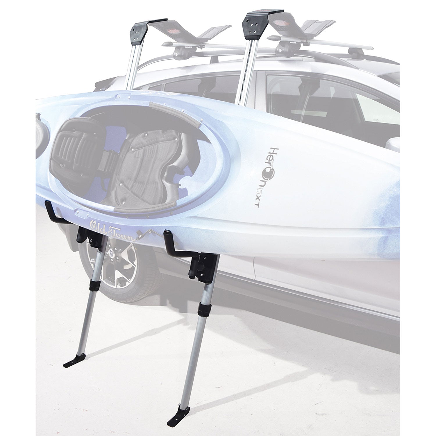 Malone TelosXL Kayak Load Assistant - Heavy Duty Kayak Carrier for Roof Racks | Easy Loading System for Canoes & Kayaks | Perfect for Outdoor Adventures, Camping Trips & Water Sports Enthusiasts