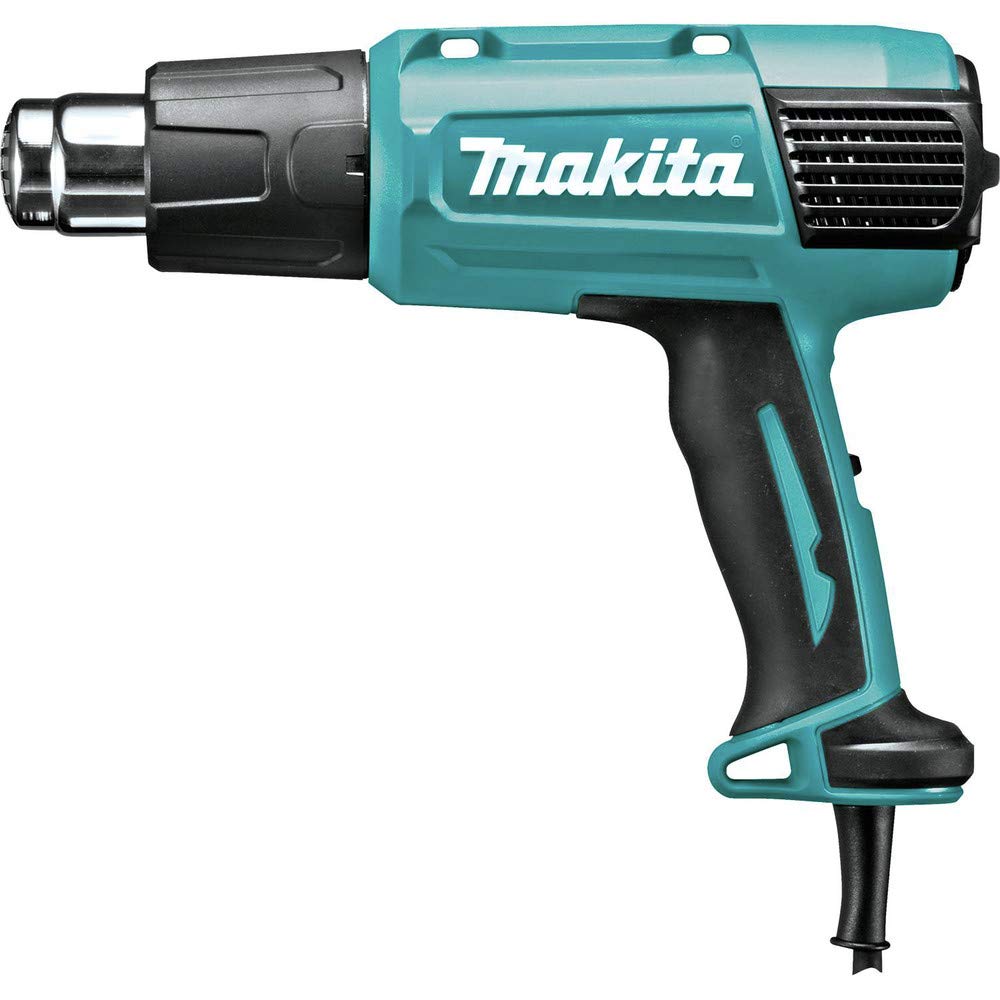 Makita HG6031VK Variable Temperature Heat Gun 1800W - Professional Hot Air Gun for Paint Stripping, Shrink Wrapping, Thawing Pipes, DIY Crafts & Home Repairs
