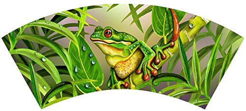 12oz Insulated Lowball Tumbler with Removable Wetsuit Cover - Leakproof Drinking Cup for Coffee, Cocktails & Iced Beverages - Perfect for Home, Office & Outdoor Use - Red Eyed Frog Design