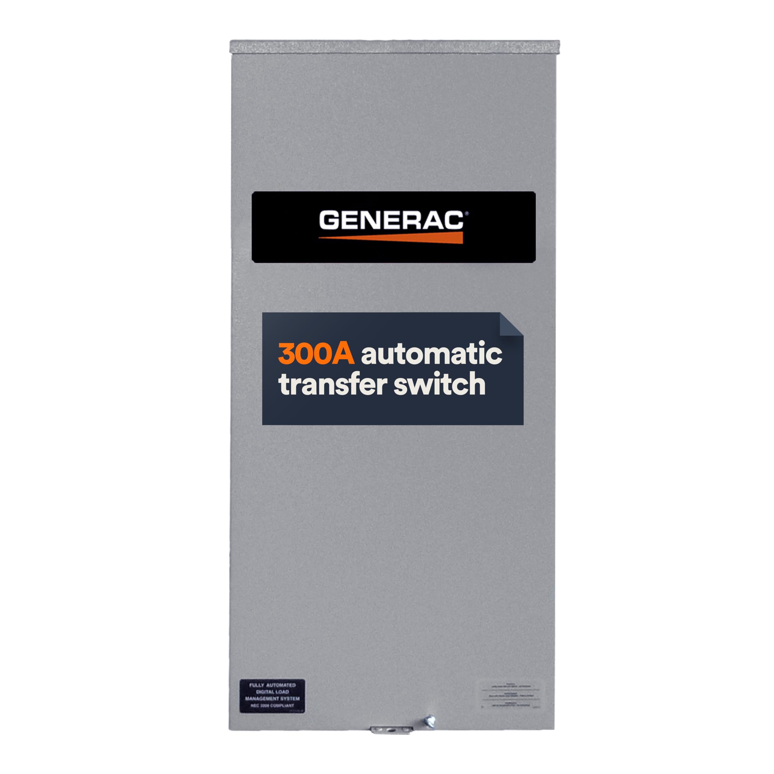 Generac RTSW300A3 300 Amp Automatic Transfer Switch - Single Phase Generator Switch, NEMA 3R Outdoor Rated Aluminum Enclosure - Service Entrance Rated for Reliable Power Transfer - Ideal for Home Backup, Commercial Buildings & Emergency Power Systems