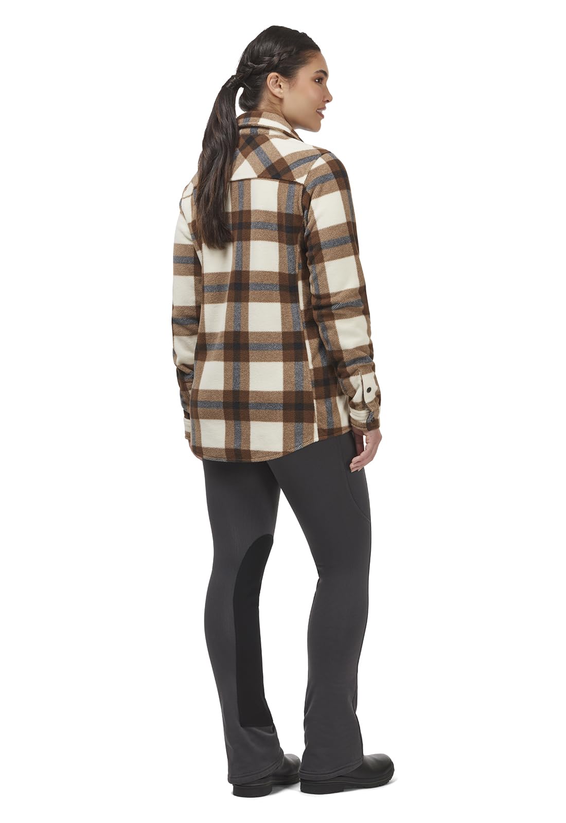 Kerrits Women's Sit Tight Wind Pro Bootcut Winter Equestrian Riding Tights - Tall Size, Warm Polartec Fabric with Phone Pocket - Perfect for Cold Weather Horseback Riding & Stable Work