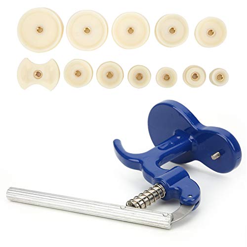 Blue Watch Press Repair Kit 12pcs Dies - Professional Watch Back Case Closer for Snap-Back Watches
