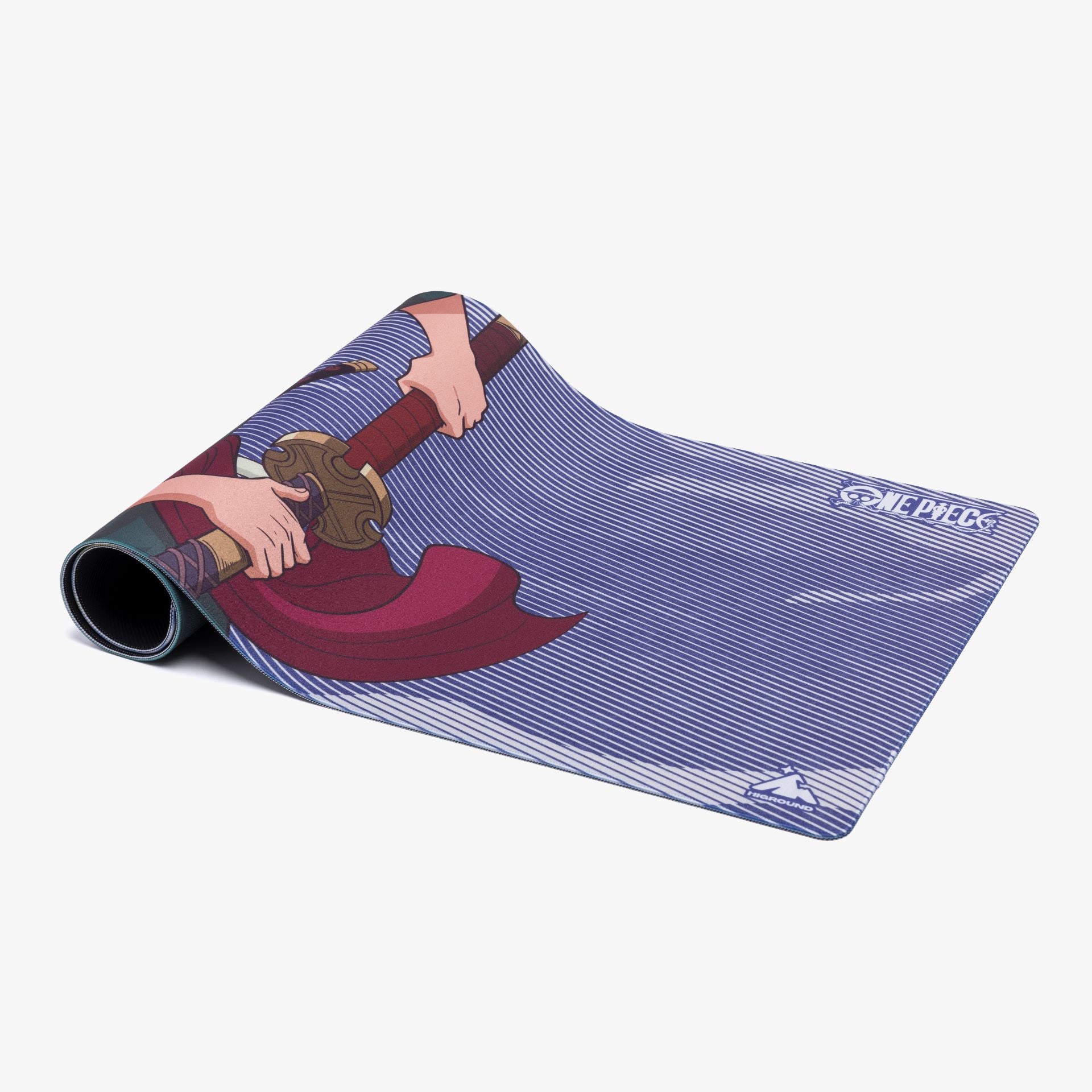 One Piece Zoro Blue XL Gaming Mouse Pad - Non-Slip Rubber Base, Smooth Surface for PC & Laptop - Perfect for Anime Fans, Gamers, and Office Use