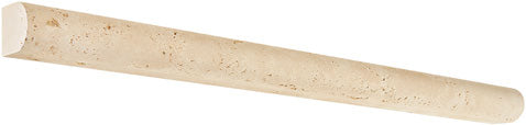 Premium Ivory Travertine Pencil Liner - Natural Stone Tile Edging for Backsplash, Shower & Fireplace | Elegant Home Decor & DIY Projects