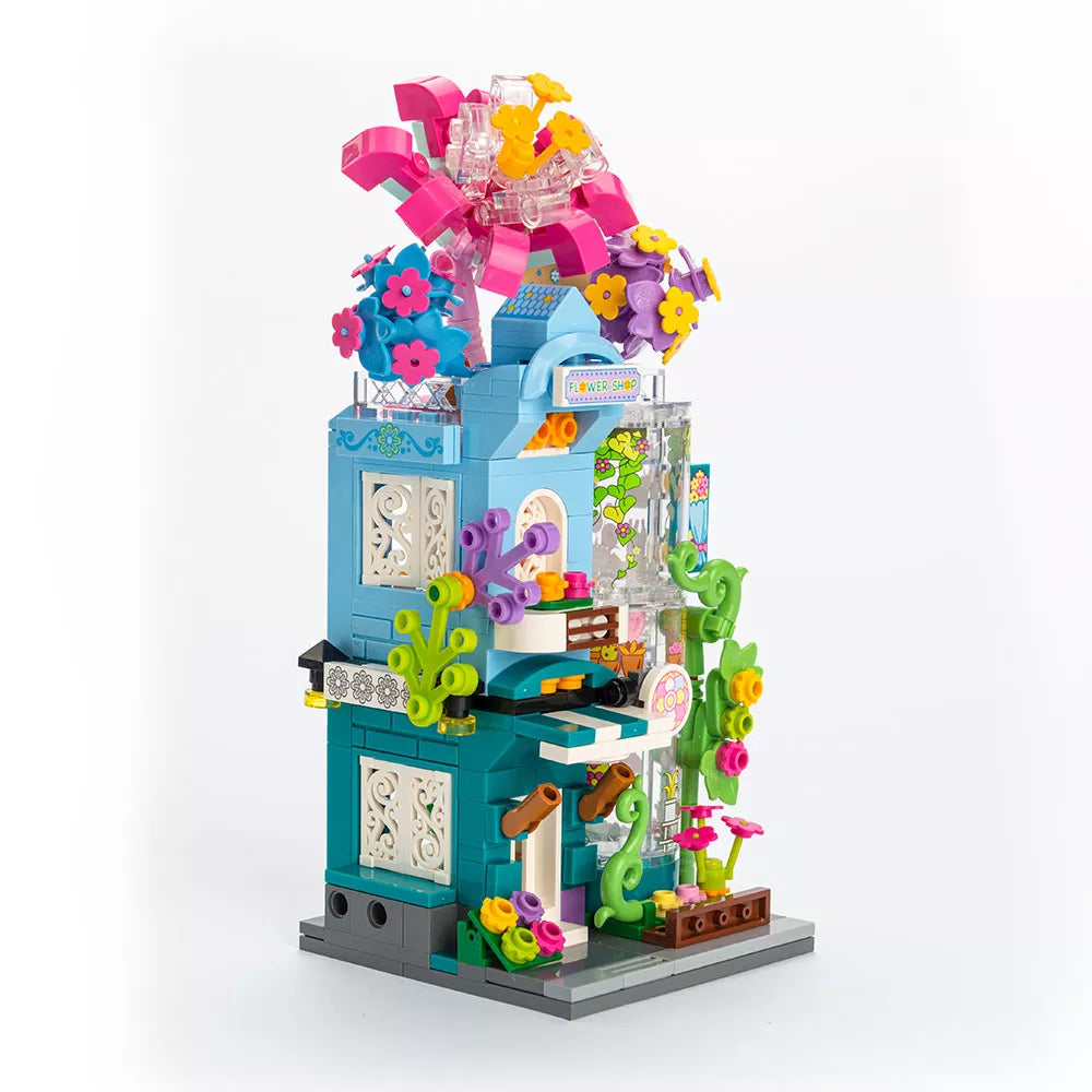 Keeppley City Corner: Flower House Building Block Set - Creative DIY Toy for Kids & Adults, Perfect for Home Decoration & Gift Giving