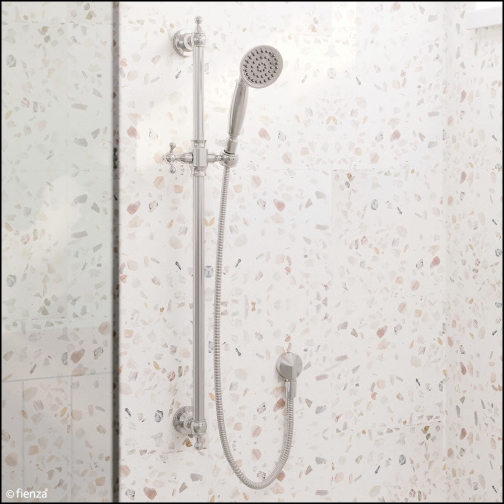 FIENZA Lillian Rail Shower System in Chrome Finish 444114 - Perfect for Modern Bathroom Renovations and Spa-Like Shower Experiences