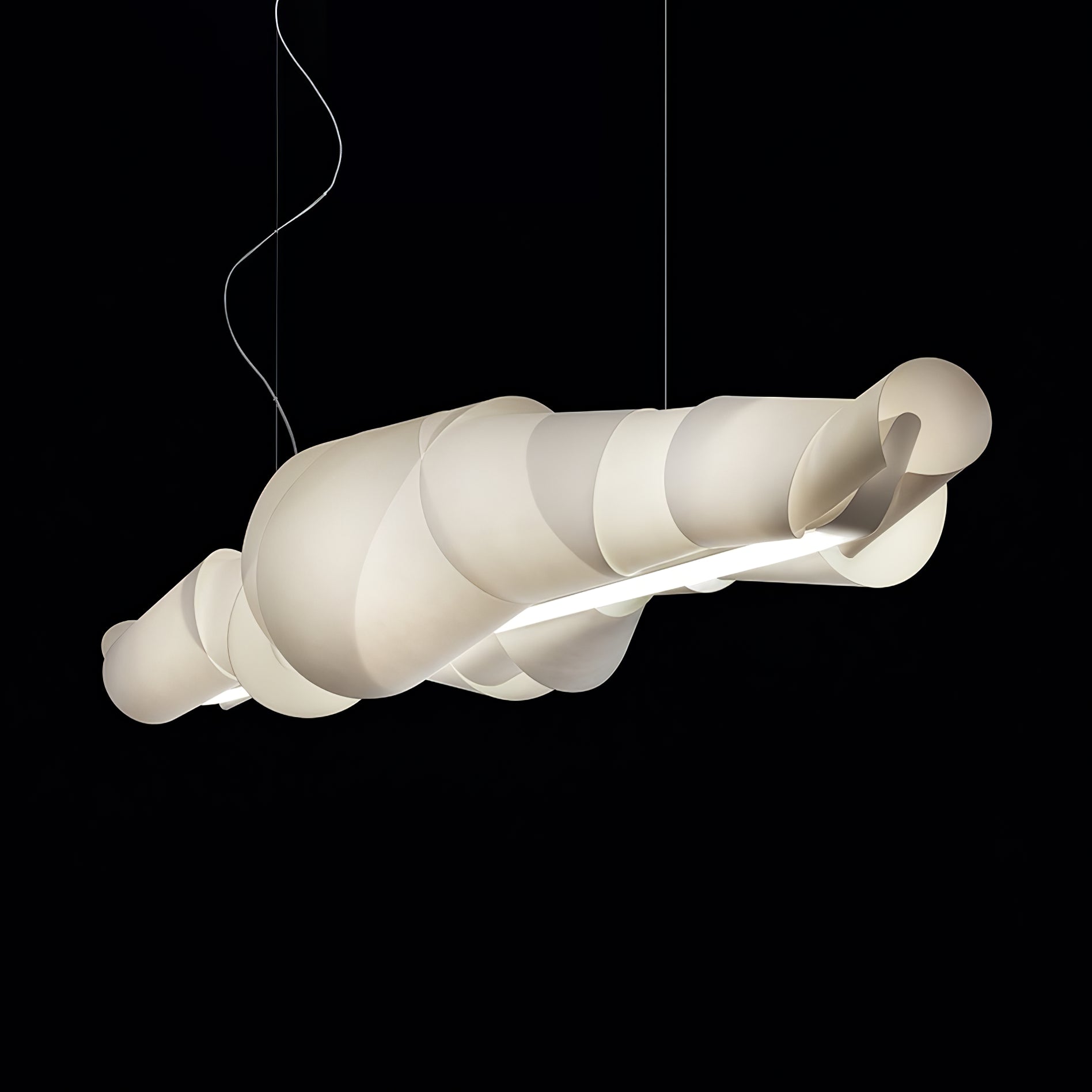 Elegant Caterpillar Chandelier - Modern Crystal Ceiling Light Fixture for Dining Room, Living Room & Bedroom Decor | Perfect for Home, Wedding & Restaurant Lighting