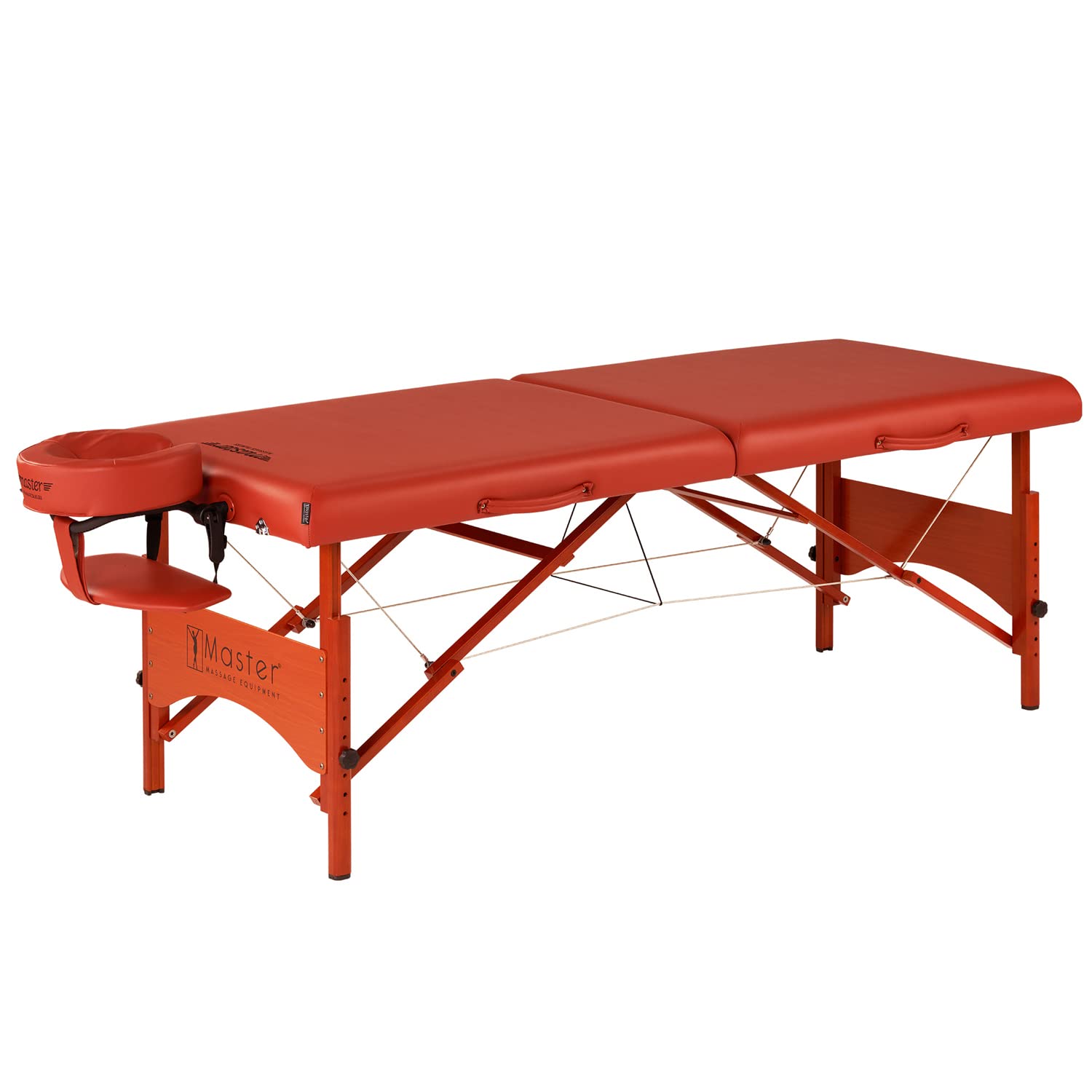 Portable Folding Massage Table with Carry Bag - 64cm Wide Therapy Beauty Bed for Home & Professional Use - Cinnamon Wooden Feet - Ideal for Spa, Salon, and Mobile Massage Therapists
