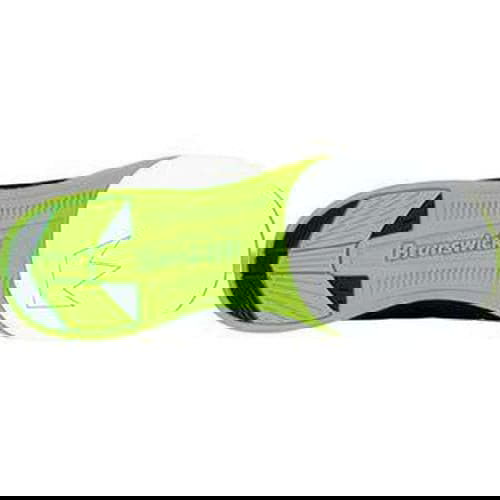 Brunswick Men's Fuze Bowling Shoes - Black & Neon Green - Lightweight & Comfortable for League Play & Casual Bowling