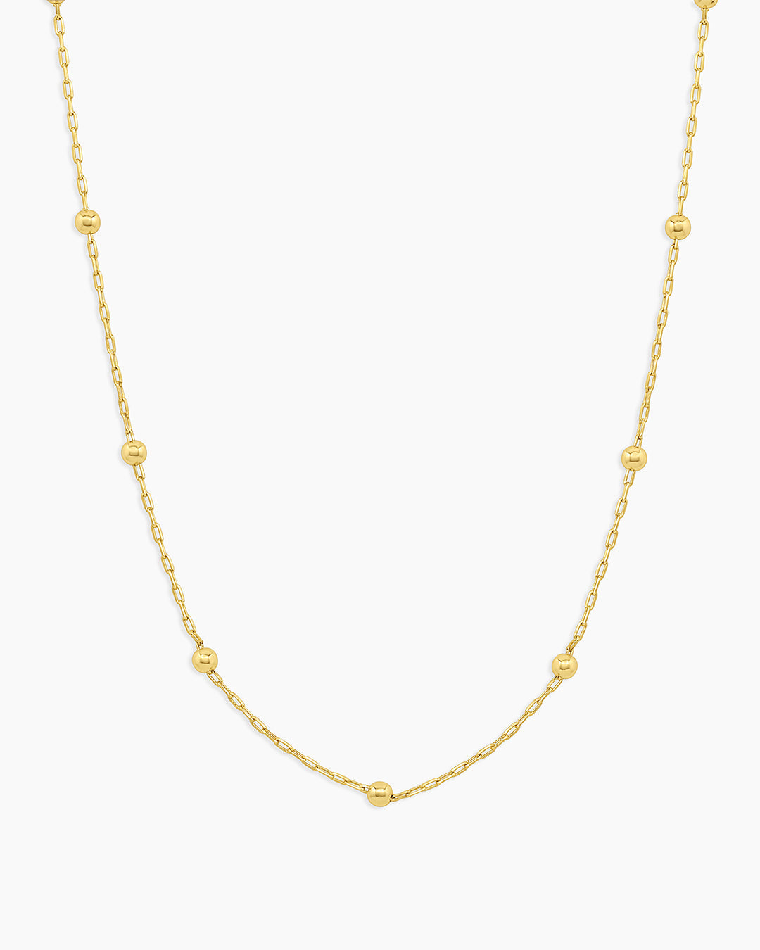 Stylish Newport Chain Necklace for Women - 18K Gold Plated Layering Necklace, Dainty Minimalist Jewelry Gift for Her - Perfect for Everyday Wear, Date Nights & Special Occasions