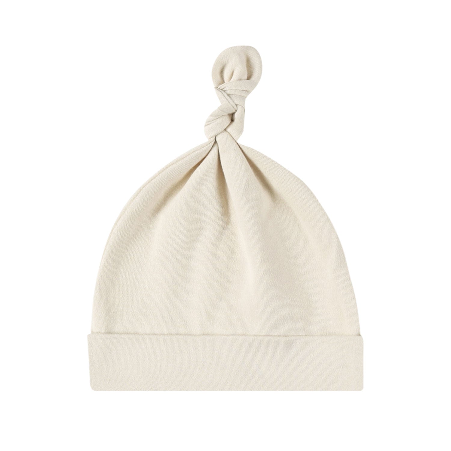 Soft Knotted Baby Hat for Newborns 0-6 Months | Natural Cotton Beanie for Infants | Perfect for Photoshoots, Outdoor Protection & Gift Giving