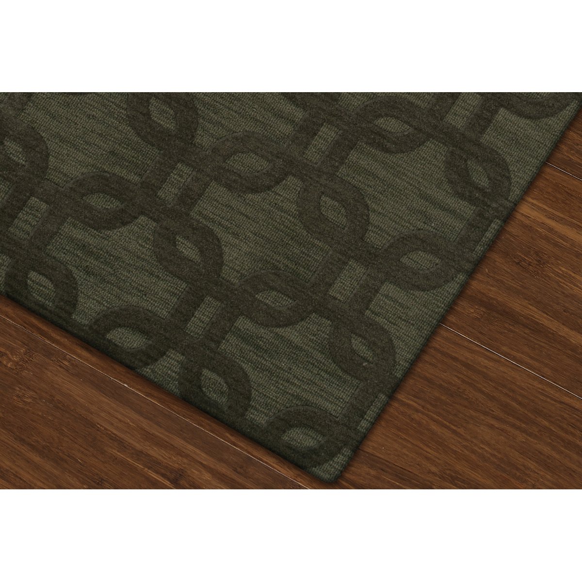 Premium Dalyn Rugs Dover DV7 Indoor/Outdoor Area Rug 4x6 Feet - Soft Fern Green Design for Living Room, Bedroom, Patio & Deck Decor