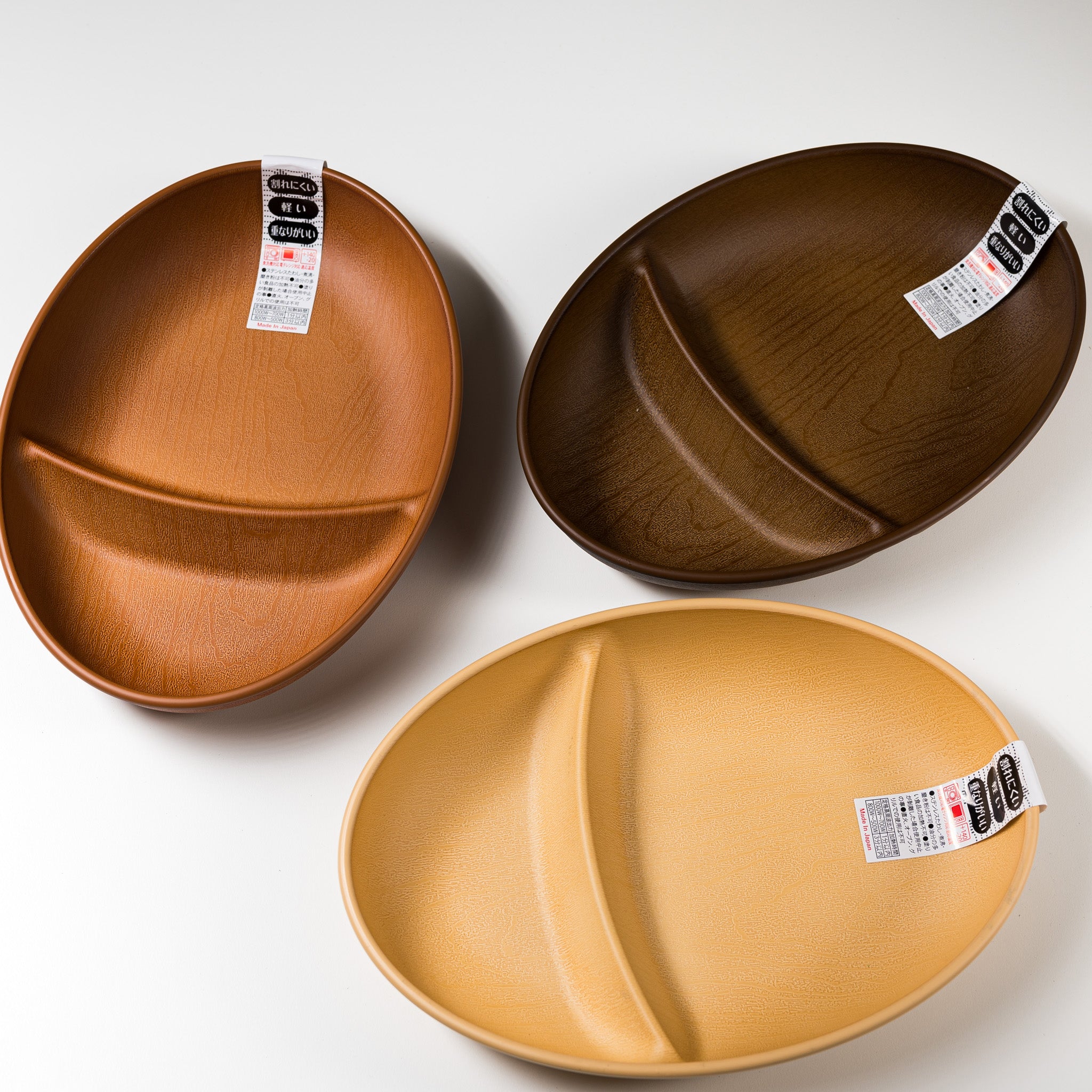Eco-Friendly Resin Lunch Plate - Oval Shape, 3 Stylish Colors | Perfect for Home, Office & Picnic Use