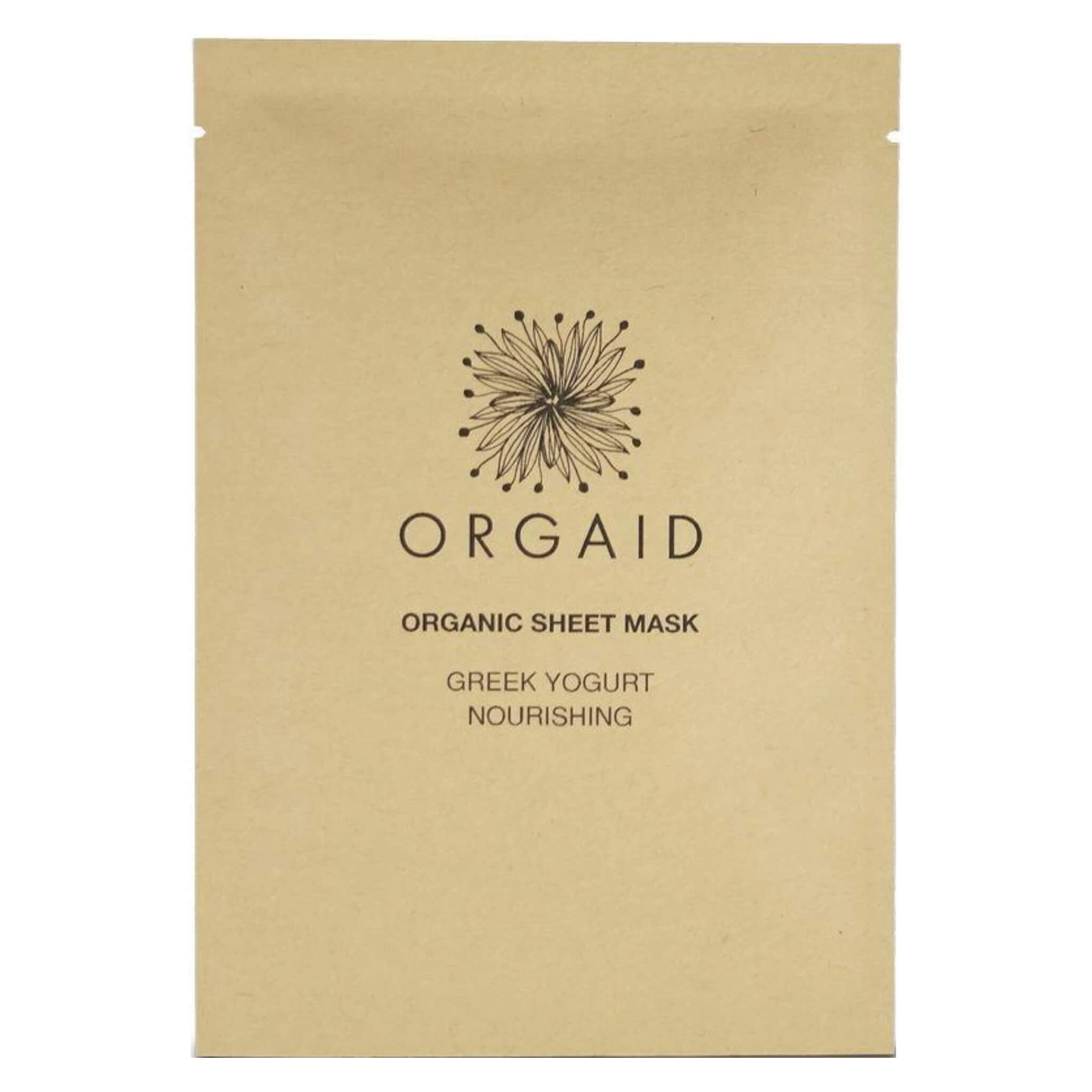Organic Greek Yogurt Sheet Mask - Hydrating & Nourishing Facial Mask for Glowing Skin | Perfect for Daily Skincare Routine & Spa Night Self-Care