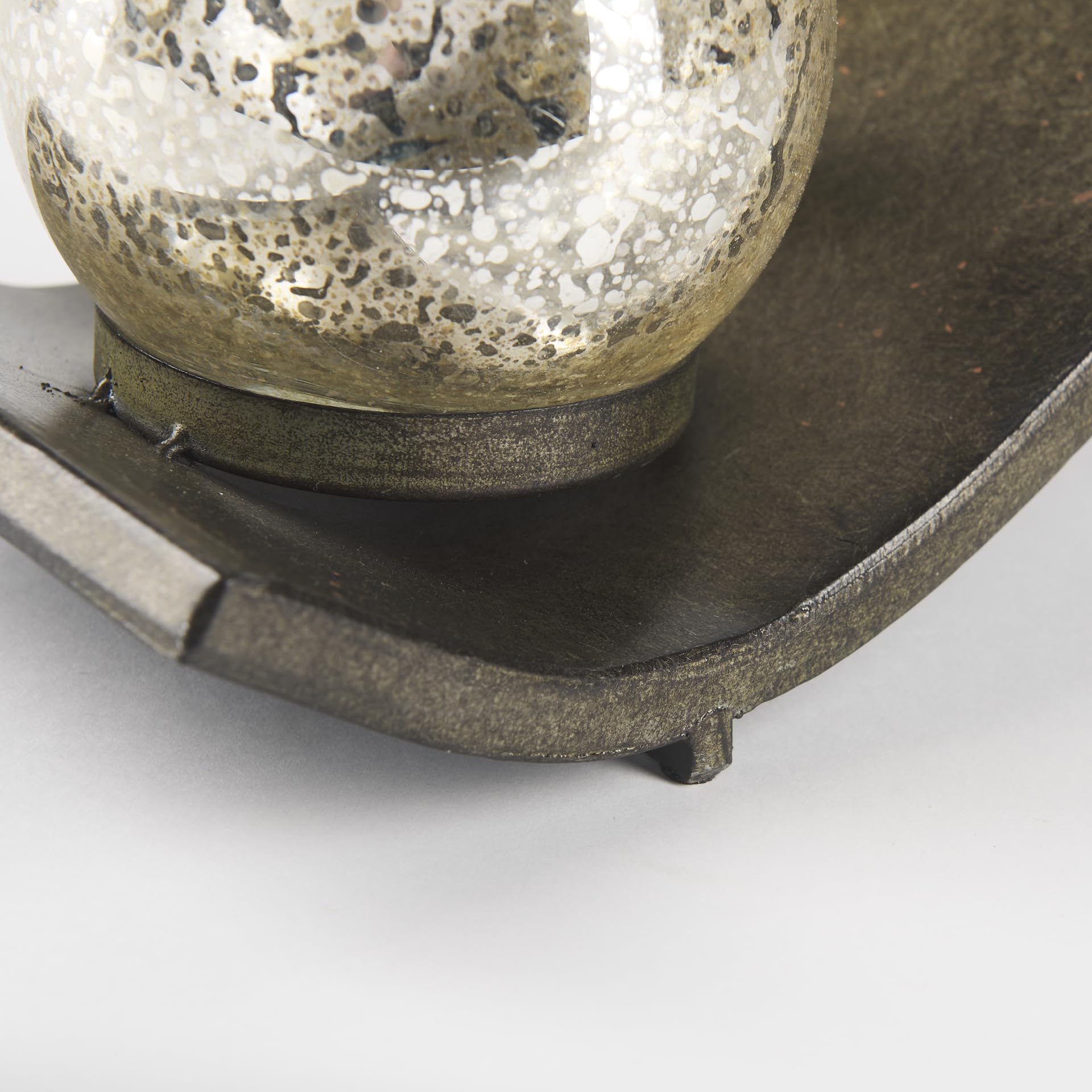 Mercana Luxury Candle Holder - Copper & Silver Finish - 37