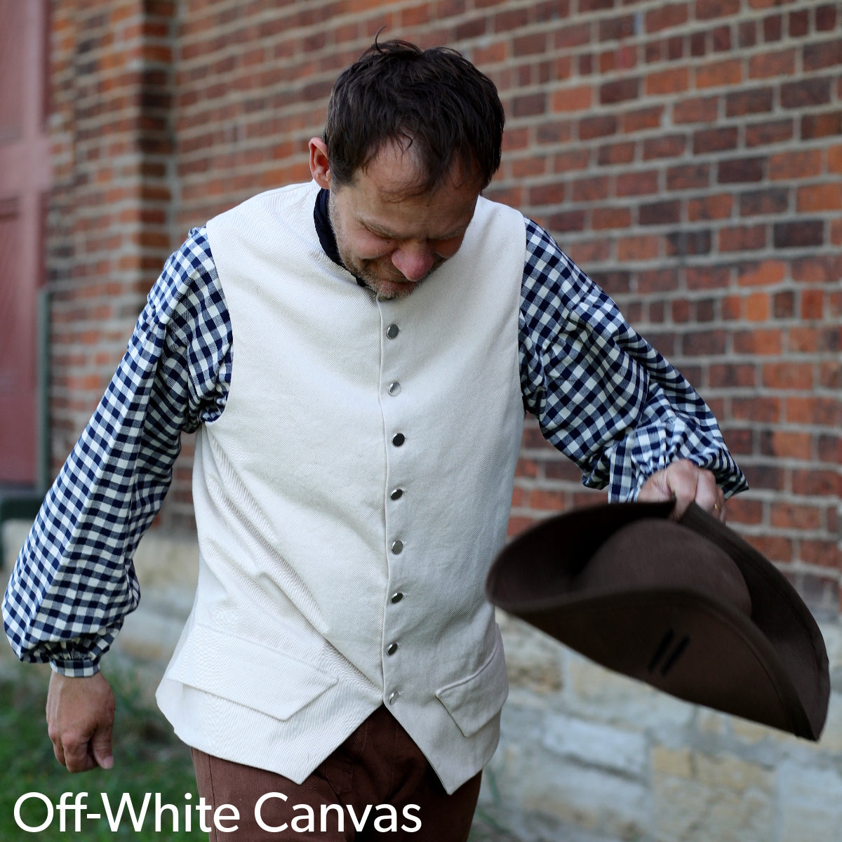 18th Century 1770's Vintage Waistcoat for Men - Colonial Era Costume Accessory - Perfect for Historical Reenactments, Theater Performances, and Cosplay Events