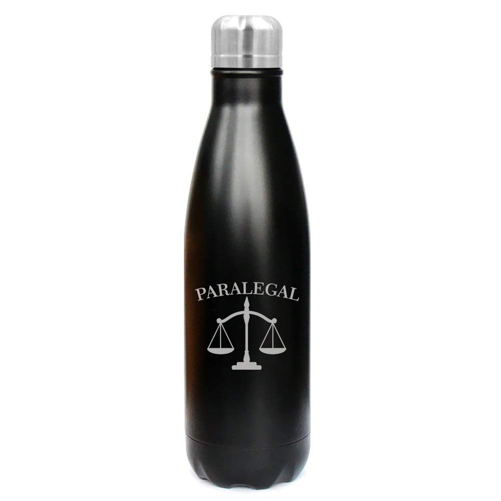 17 oz. Double Wall Vacuum Insulated Stainless Steel Water Bottle - Leak Proof Travel Mug for Hot & Cold Drinks - BPA Free, Keeps Beverages Hot/Cold for Hours - Perfect for Office, Gym, Hiking & Outdoor Activities