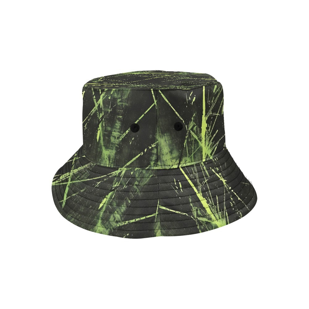 Green Strikes Bucket Hat for Men & Women - UV Protection Sun Hat for Outdoor Activities, Beach, Hiking, and Fishing