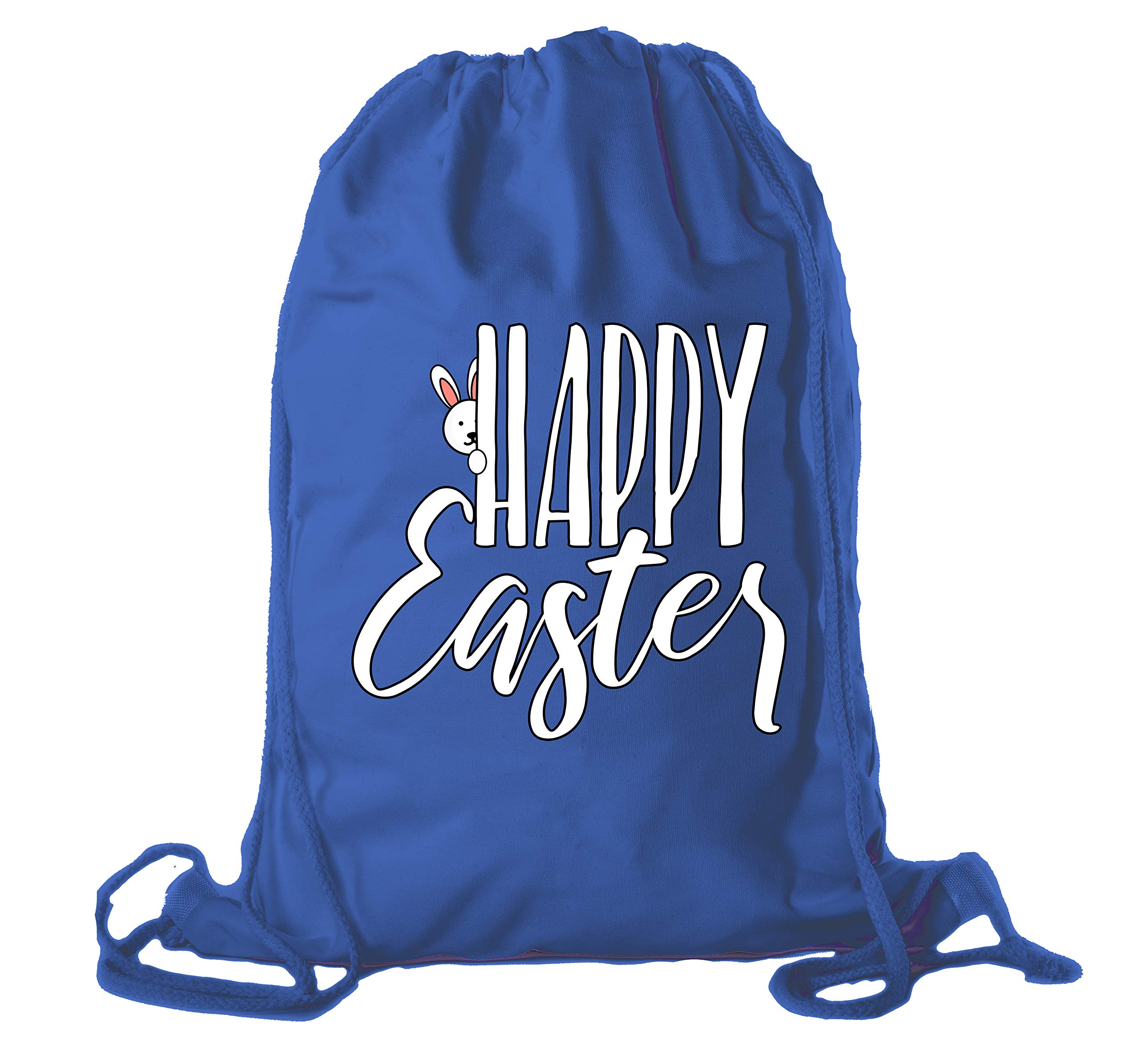 **Easter Basket Backpack - Bulk Cotton Drawstring Cinch Bags for Easter Bunny Gifts (Peaking Bunny Design) - Perfect for Easter Egg Hunts, Party Favors & Holiday Celebrations**