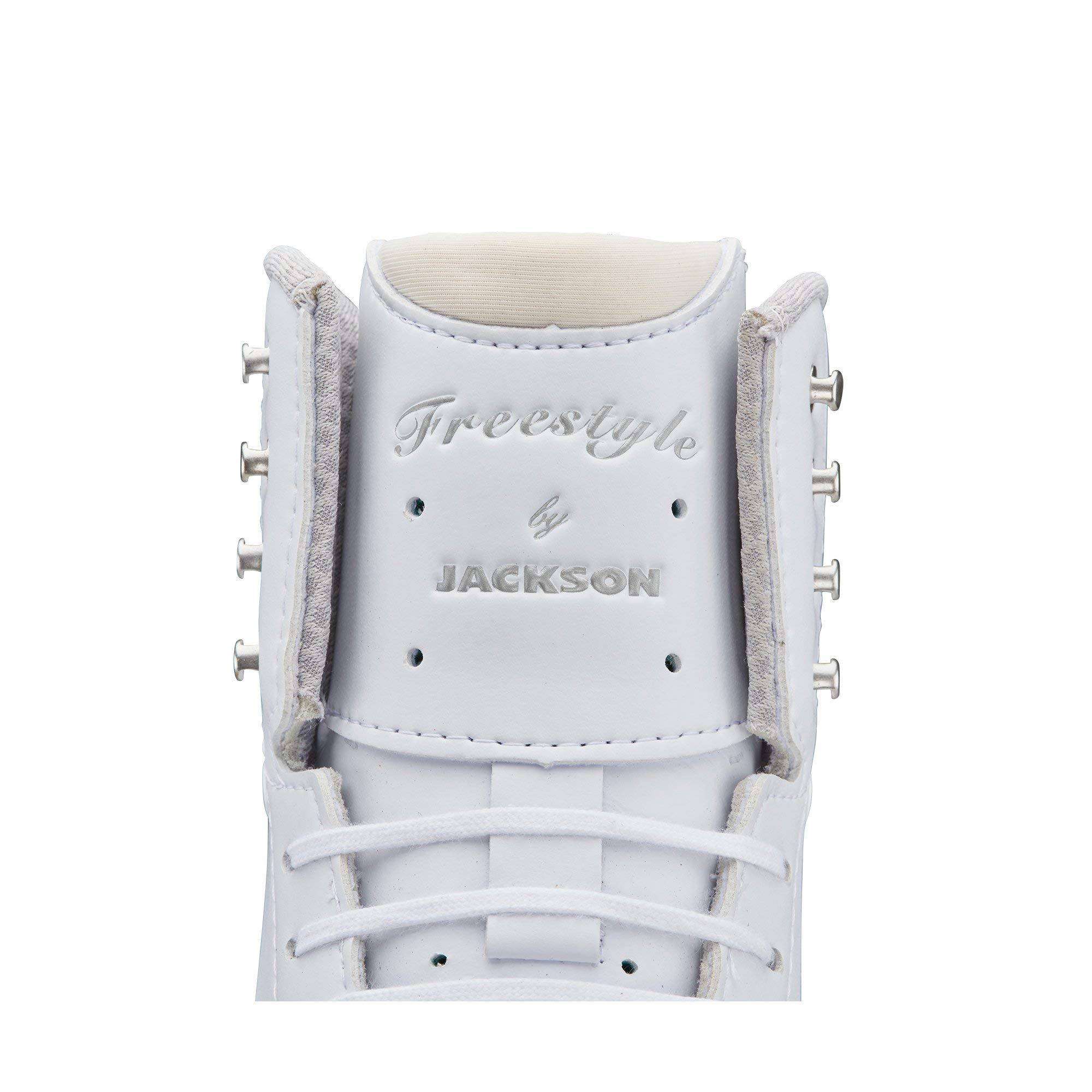 Jackson Freestyle Women's/Girls Figure Ice Skates - Size 7.5 Regular Width - White - Perfect for Competitive Skating & Ice Dancing Practice