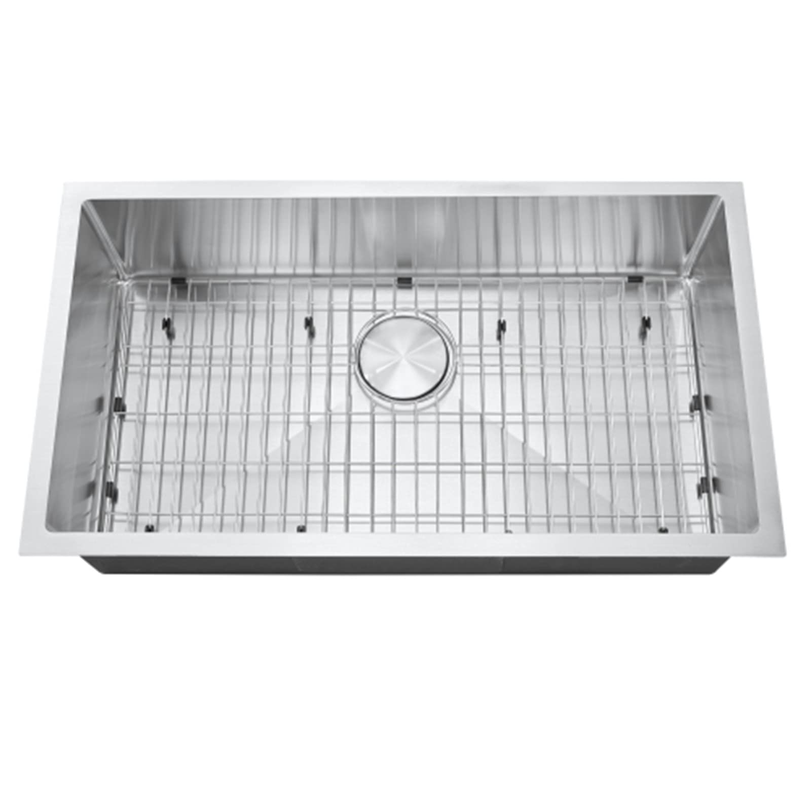 Stainless Steel Undermount Kitchen Sink - Single Bowl Bar Prep for Home & Restaurant