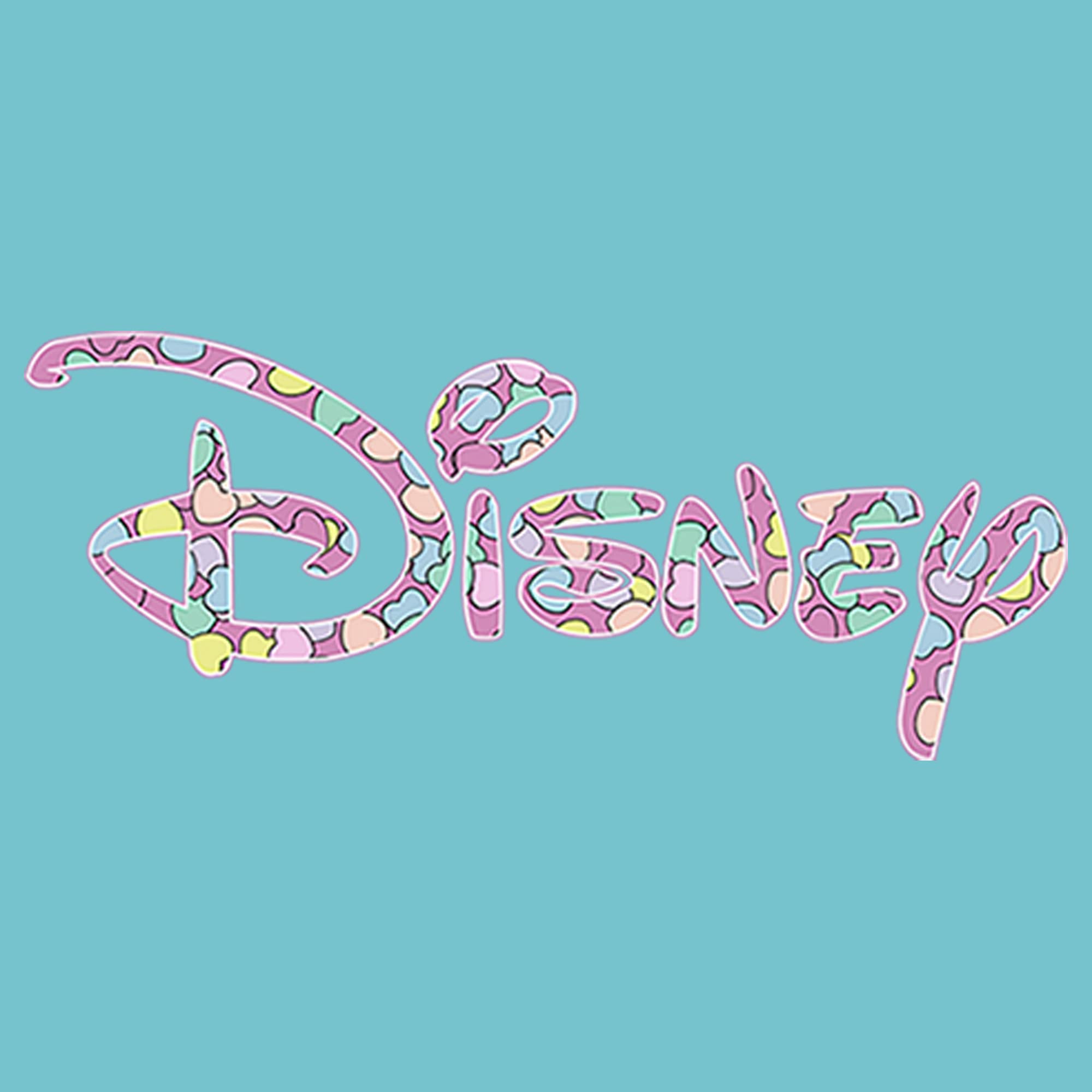 Disney Candy Logo Girls Short Sleeve T-Shirt - Cute Graphic Tee for Kids & Toddlers - Perfect for School, Playdates & Family Outings
