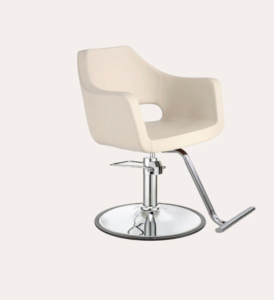Vera Professional Salon Chair for Hair Styling, Barber, Beauty & Spa - Heavy Duty Hydraulic Stylist Chair with Adjustable Height & Swivel Base - Perfect for Salons, Barbershops & Home Use