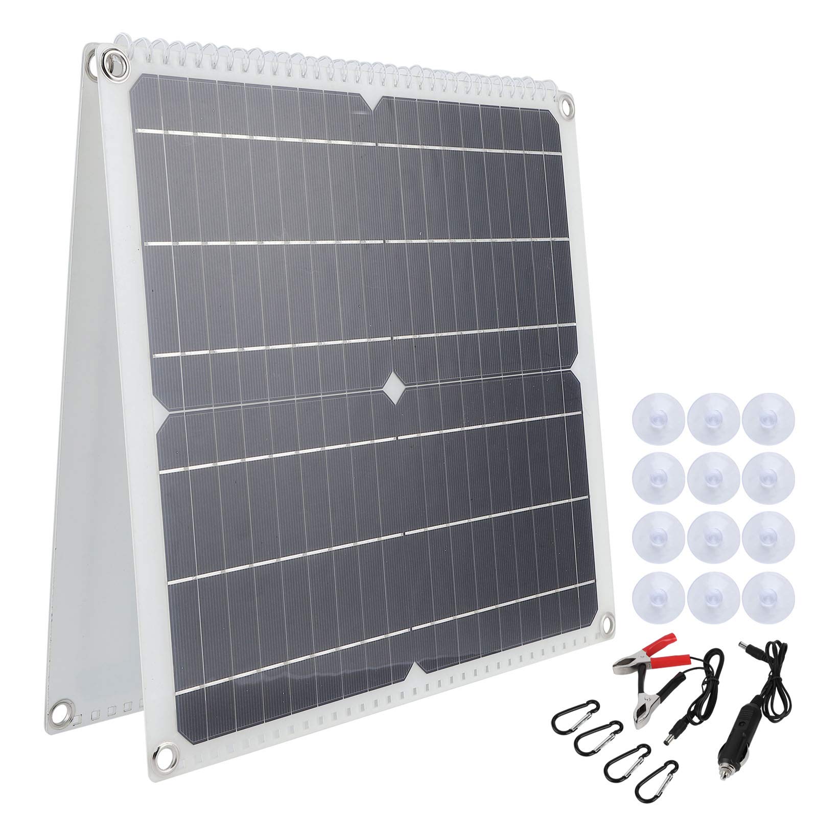 50W Foldable Solar Panel Kit with Multi-Purpose Socket - Waterproof Portable Solar Charger for Phones, Laptops, Camping, Hiking & Outdoor Activities