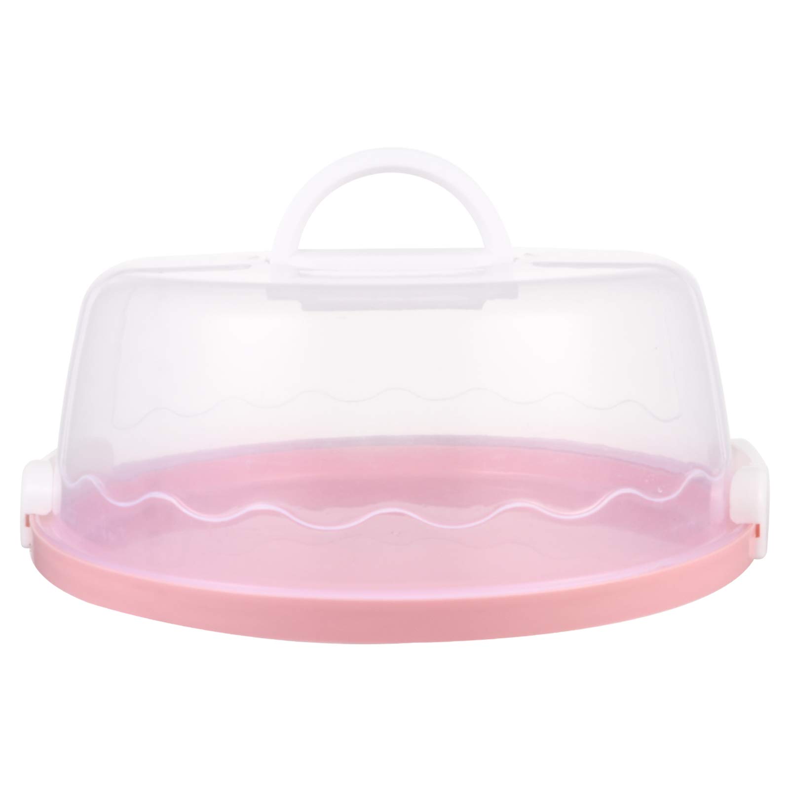 10in Square Cake Storage Box - Portable Locking Cake Carrier for Cheesecake, Pastry & Desserts | Birthday Party, Bakery & Home Use | Hemoton