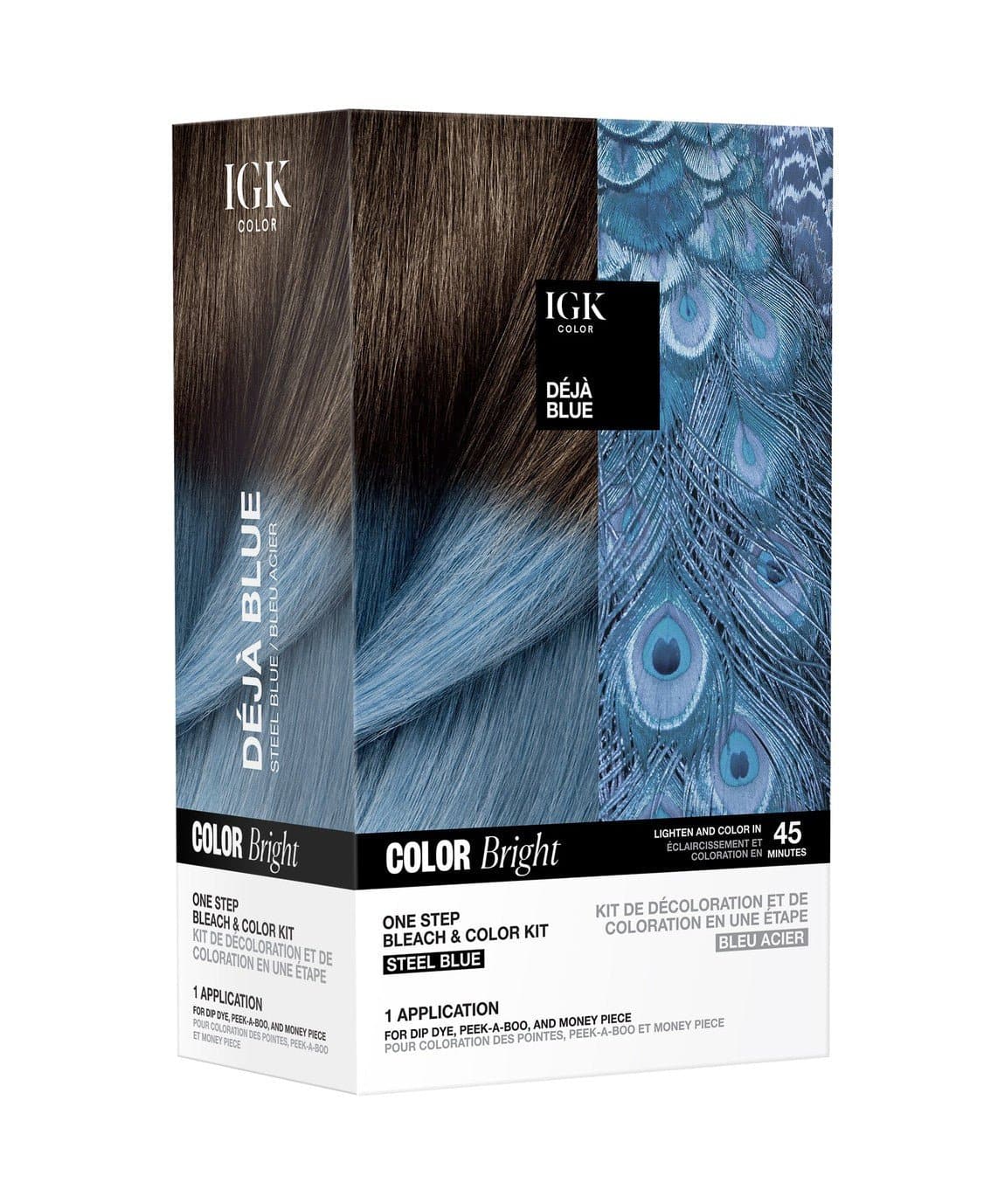 One Step Bleach & Color Kit for Vibrant Hair - At-Home Salon Quality Hair Dye with Easy Application for DIY Hair Coloring