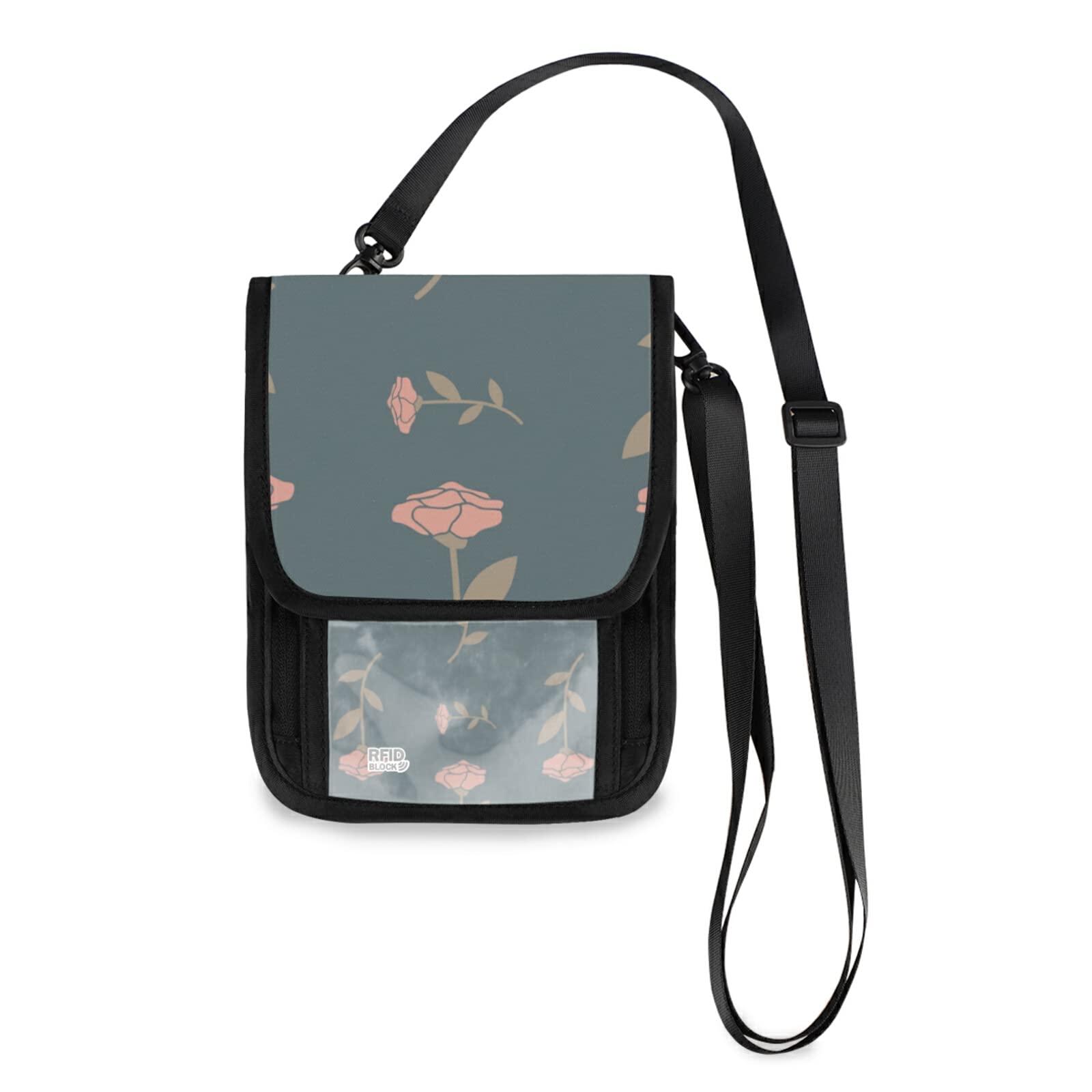Floral Crossbody Phone Purse for Women - Small Mini Messenger Shoulder Handbag with Wallet, 3-Pack | Perfect for Travel, Shopping & Everyday Use