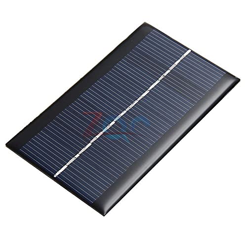 6V 1W Mini Solar Panel - Portable Solar Charger for Phones, Batteries & DIY Projects | Outdoor Camping, Emergency Power & Off-Grid Charging