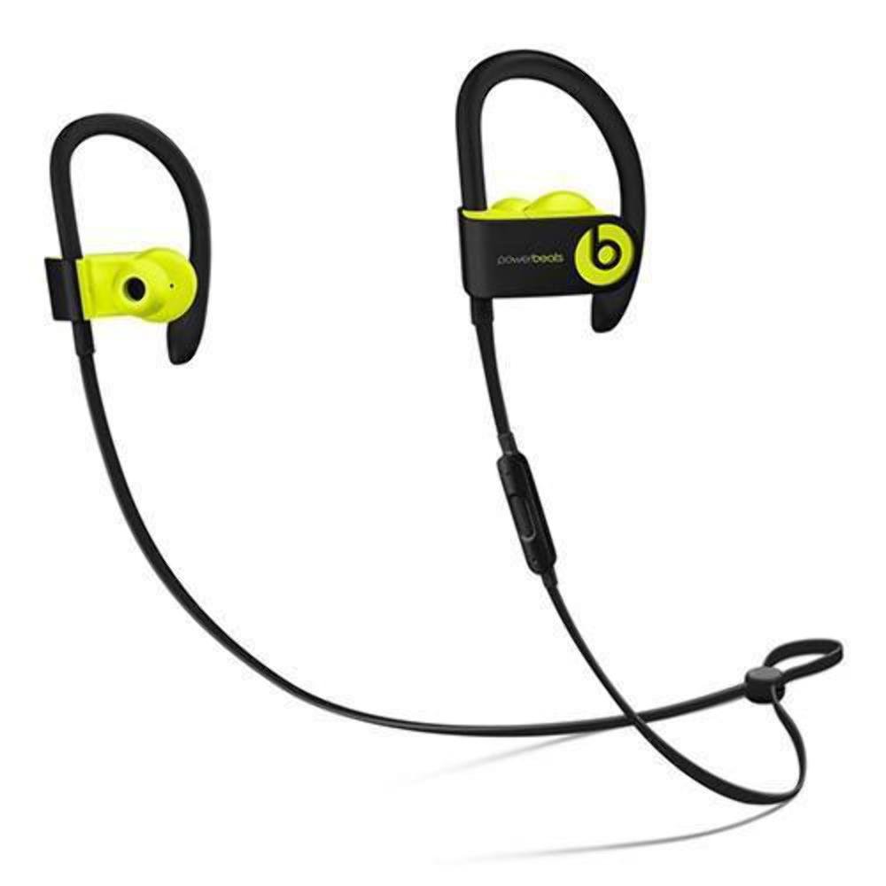 Powerbeats3 Wireless in-Ear Headphones - Shock Yellow | Bluetooth Sports Earbuds with Sweat Resistance & 12-Hour Battery Life for Running, Gym Workouts & Active Lifestyle