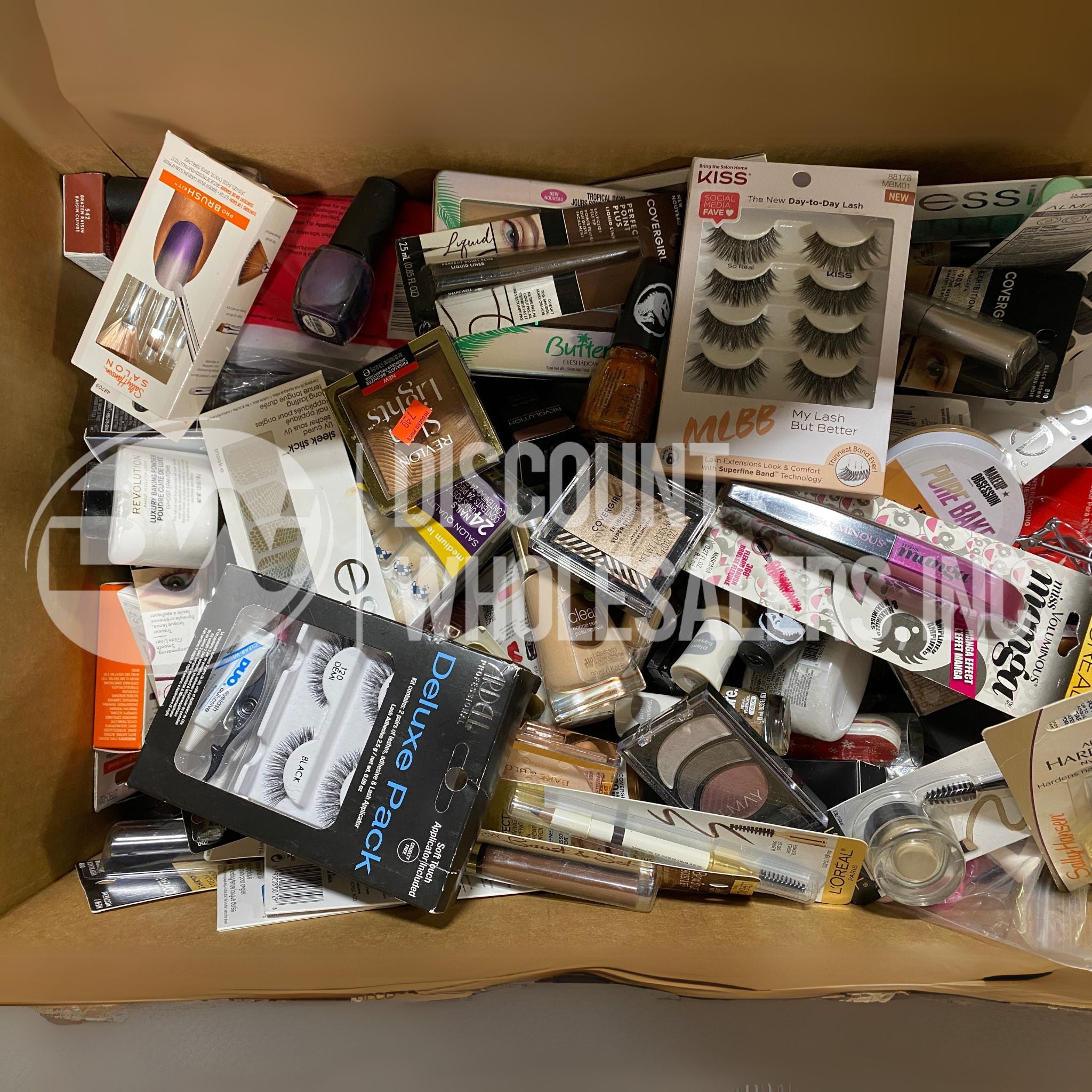 Wholesale Cosmetic DWI Mix - 250 Pcs Box | Professional Makeup Blending & Contouring Kit for Salons & Makeup Artists
