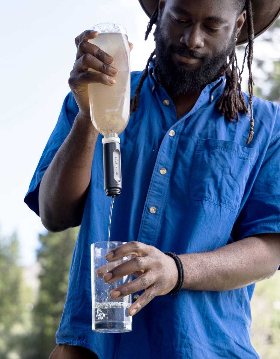 LifeStraw Peak Series Replacement Water Filter - Portable Microfiltration for Hiking, Camping & Emergency Preparedness