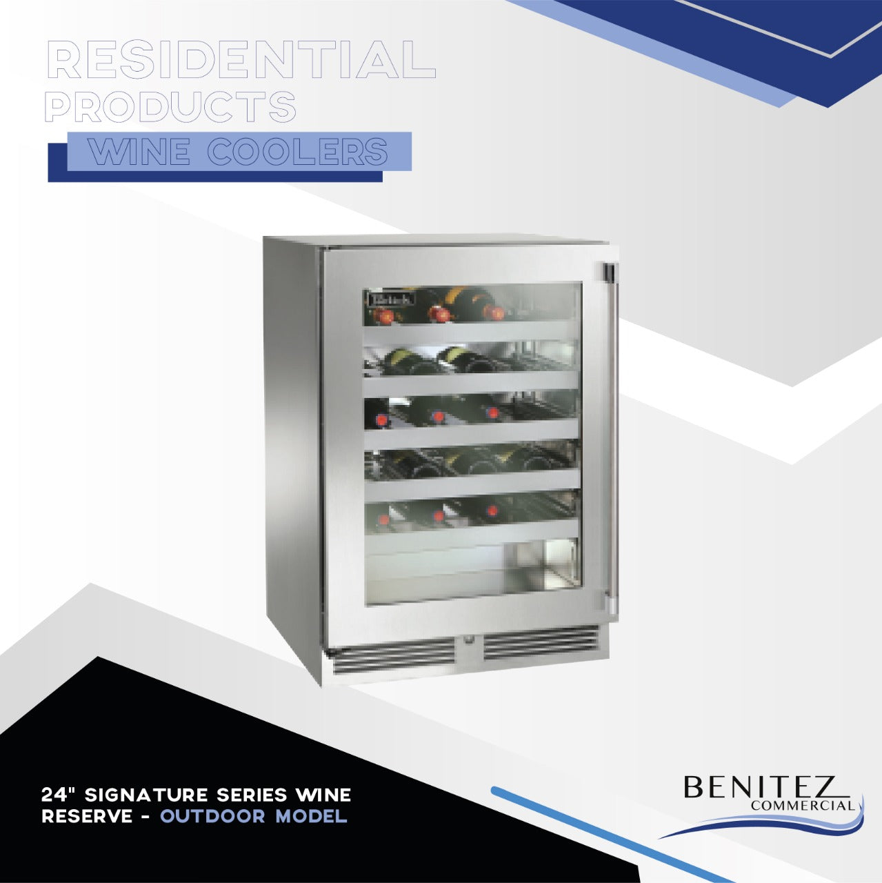 24 Signature Series Wine Reserve - Premium Outdoor Wine Cooler for Patio, Backyard & Entertaining | Durable & Stylish Wine Storage Solution