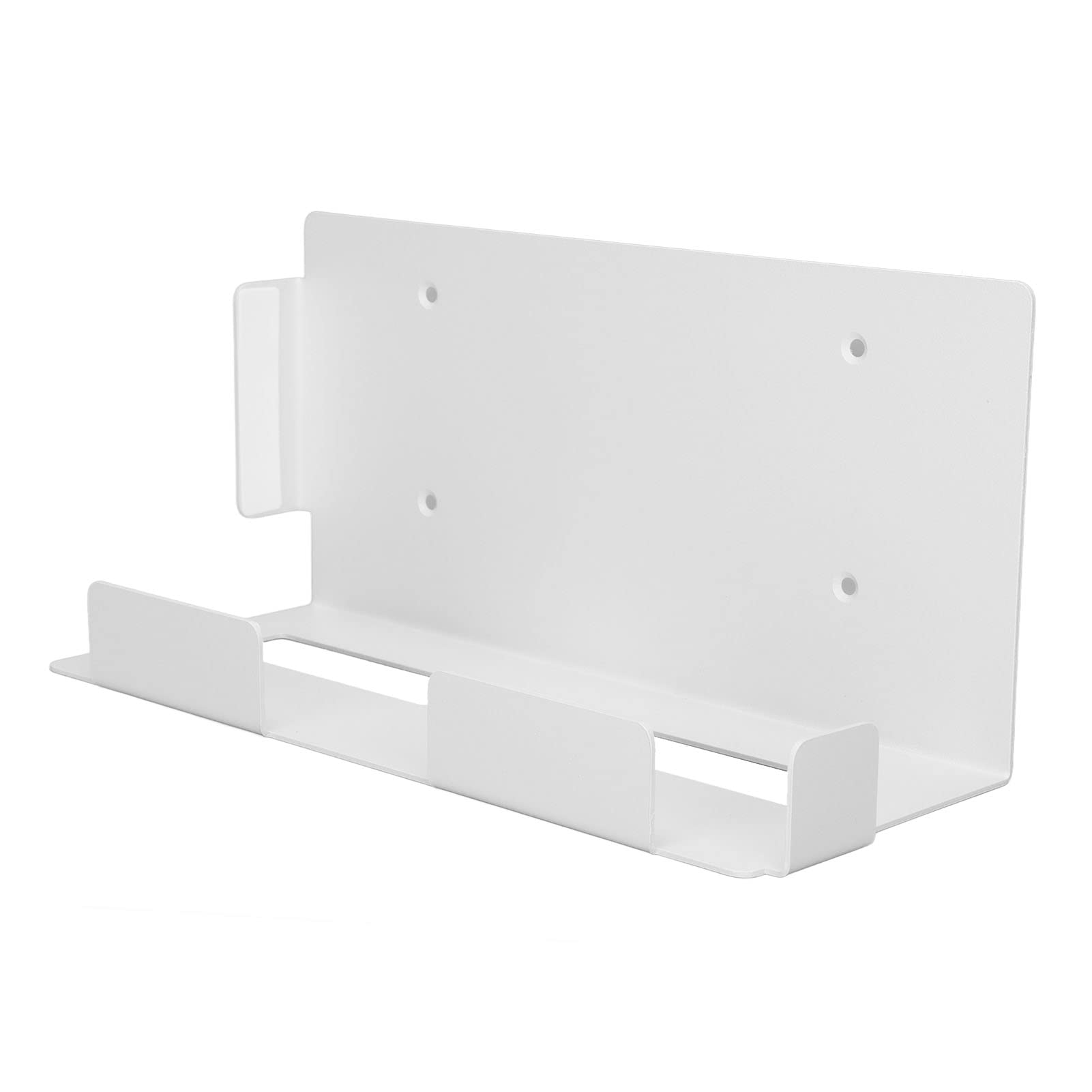 PS5 Wall Mount Bracket - White Game Console Holder Stand with Screwdriver & Screws for Secure Wall Mounting | Perfect for Gaming Rooms, Living Rooms & Small Spaces