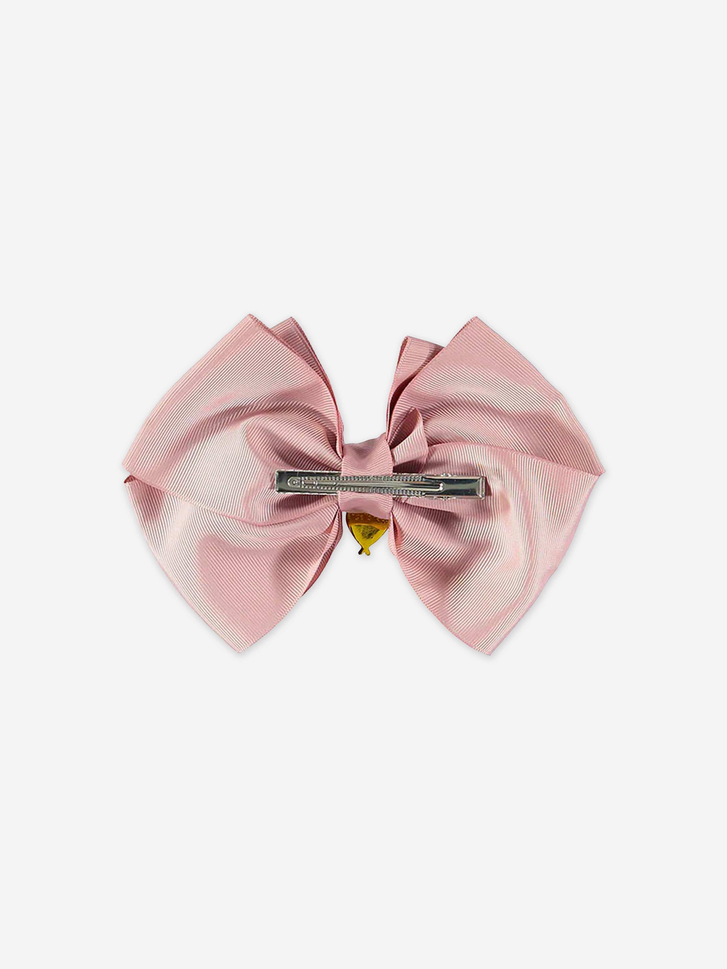 Angels Face Girls Giant Bow Hair Clip - Pink Hair Accessories for Toddlers & Kids - Perfect for Parties, School, and Special Occasions