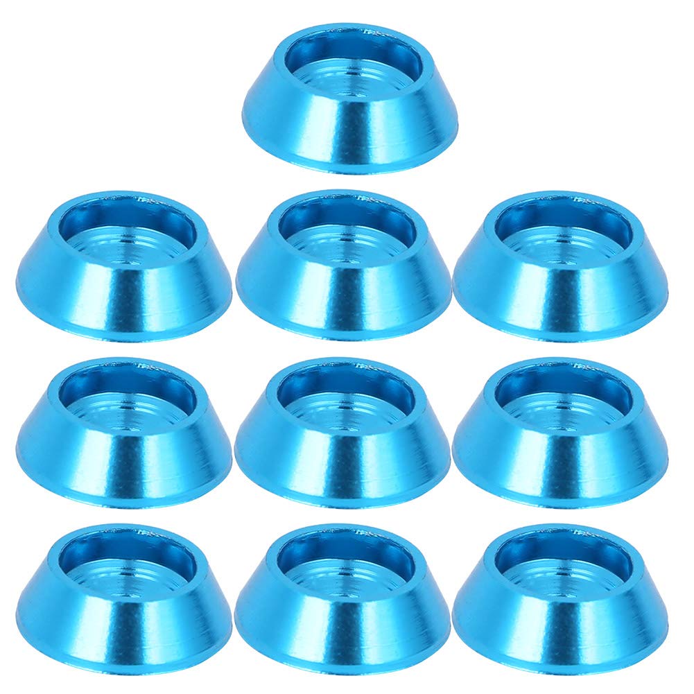 Evonecy RC Washers - Aluminum Alloy Lightweight Screw Shim Spare Parts for RC Cars (MN-D90, Blue) | Durable Upgrade for RC Car Maintenance & Off-Road Racing Accessories