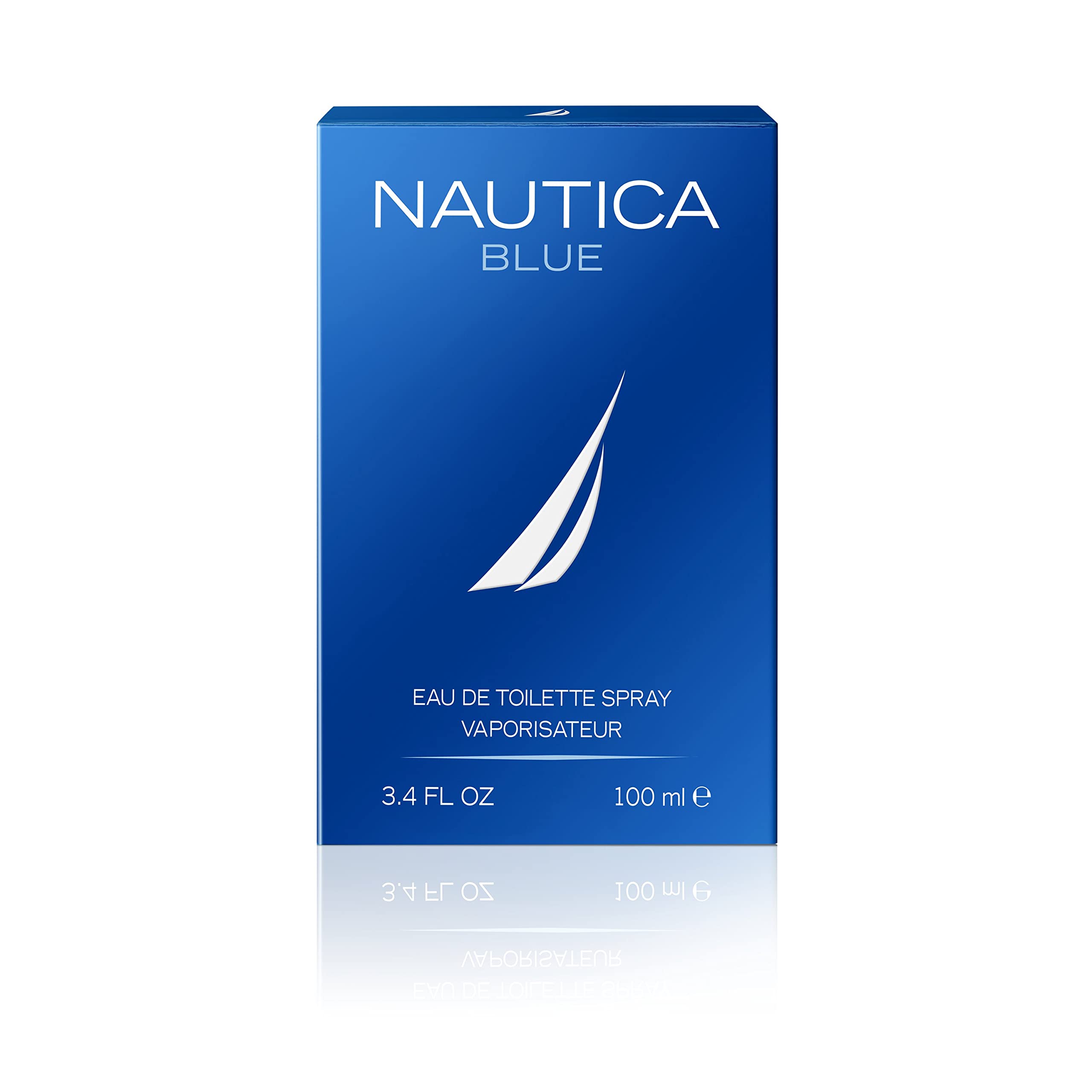 Nautica Blue Cologne for Men - 3.4 oz EDT Spray | Fresh Aquatic Scent for Day & Night Wear, Office & Date Nights