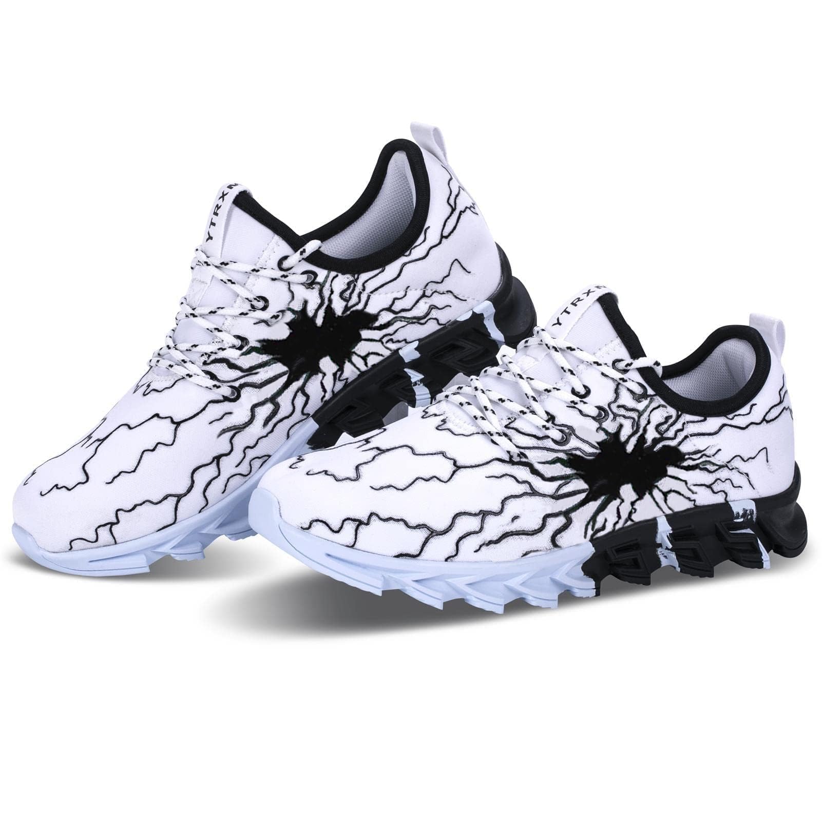 YTRXM Lightweight Slip-On Running Sneakers for Boys - Big & Little Kids Tennis Shoes for School, Sports & Daily Wear