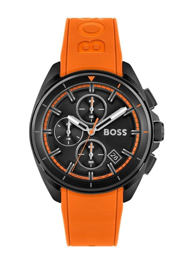 HUGO BOSS Men's Chronograph Watch 1513957 Volane - Luxury Stainless Steel Dress Watch for Business & Formal Occasions