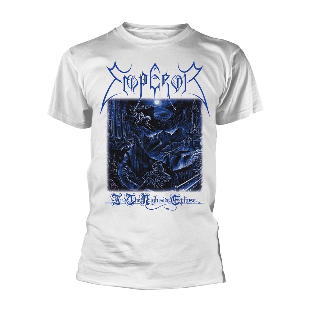 Men's The Nightside Eclipse Graphic T-Shirt - Small White | Soft Cotton Tee for Casual Wear & Music Fans