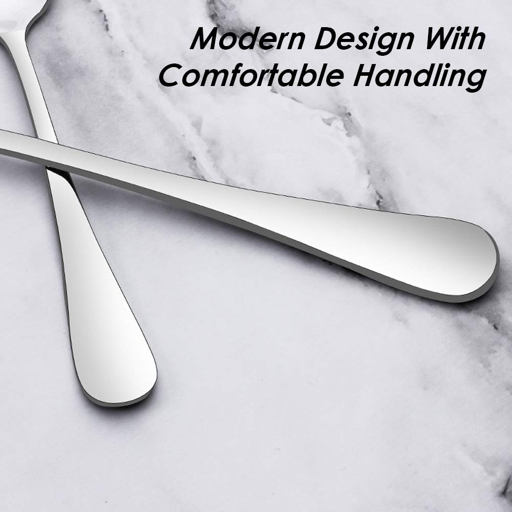 Premium 12-Piece Stainless Steel Cutlery Set - Heavy Duty 8