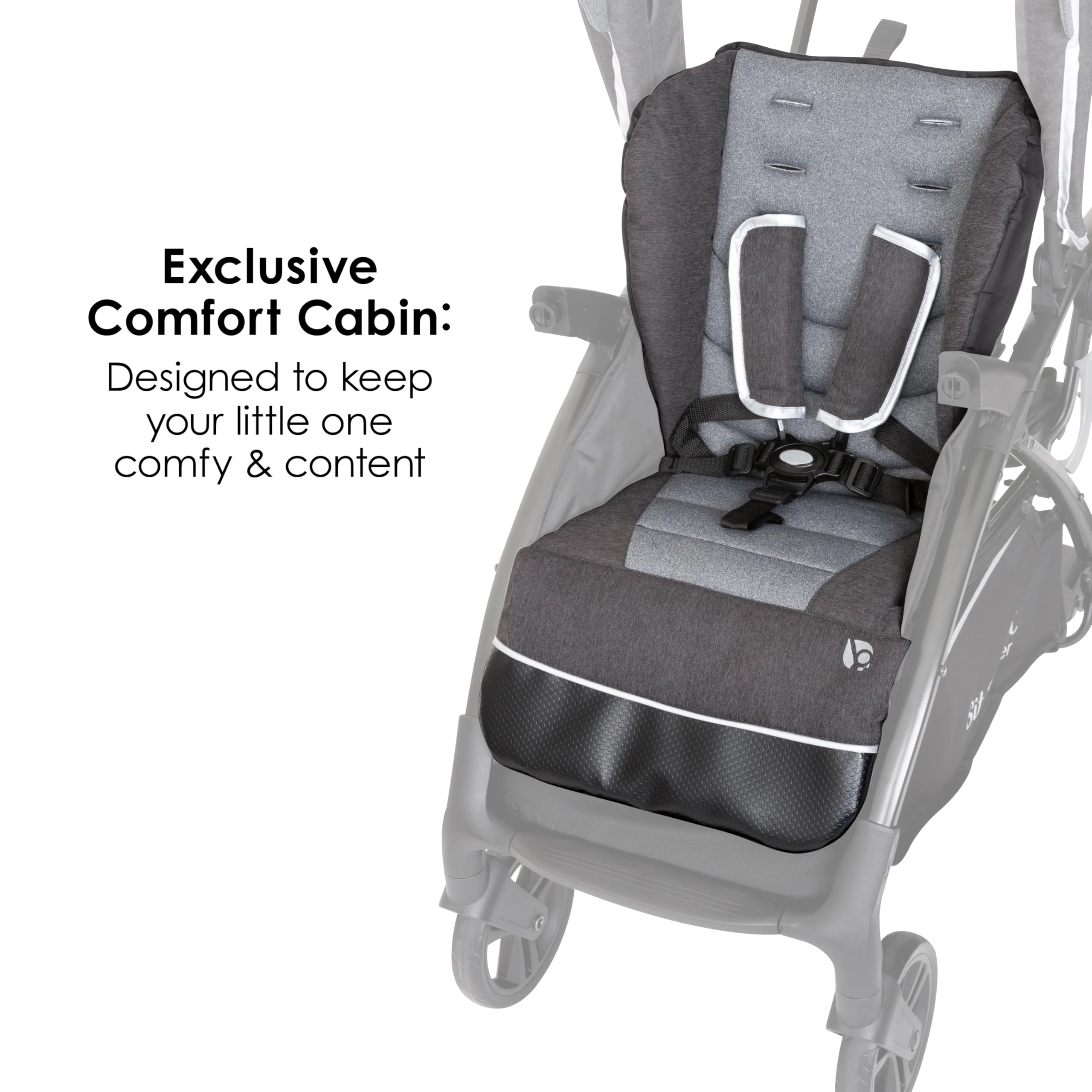 Baby Trend Sit N Stand® 5-in-1 Convertible Stroller & Infant Car Seat Travel System with Ally 35 Car Seat - Lightweight Stroller for Twins & Multiple Kids - Perfect for Shopping, Travel & Daily Outings