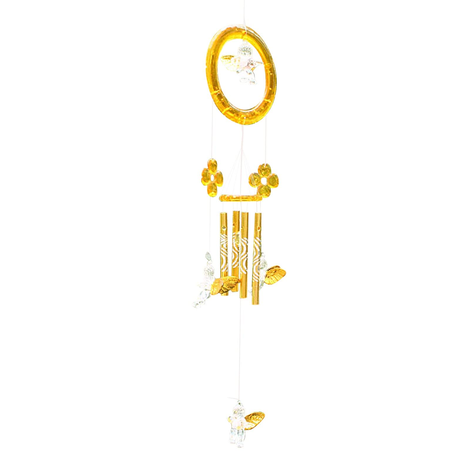 Outdoor Wind Chimes with Smooth Melodic Tones - Handcrafted Garden Decor for Patio, Yard & Home - Perfect for Relaxation, Meditation & Memorial Spaces